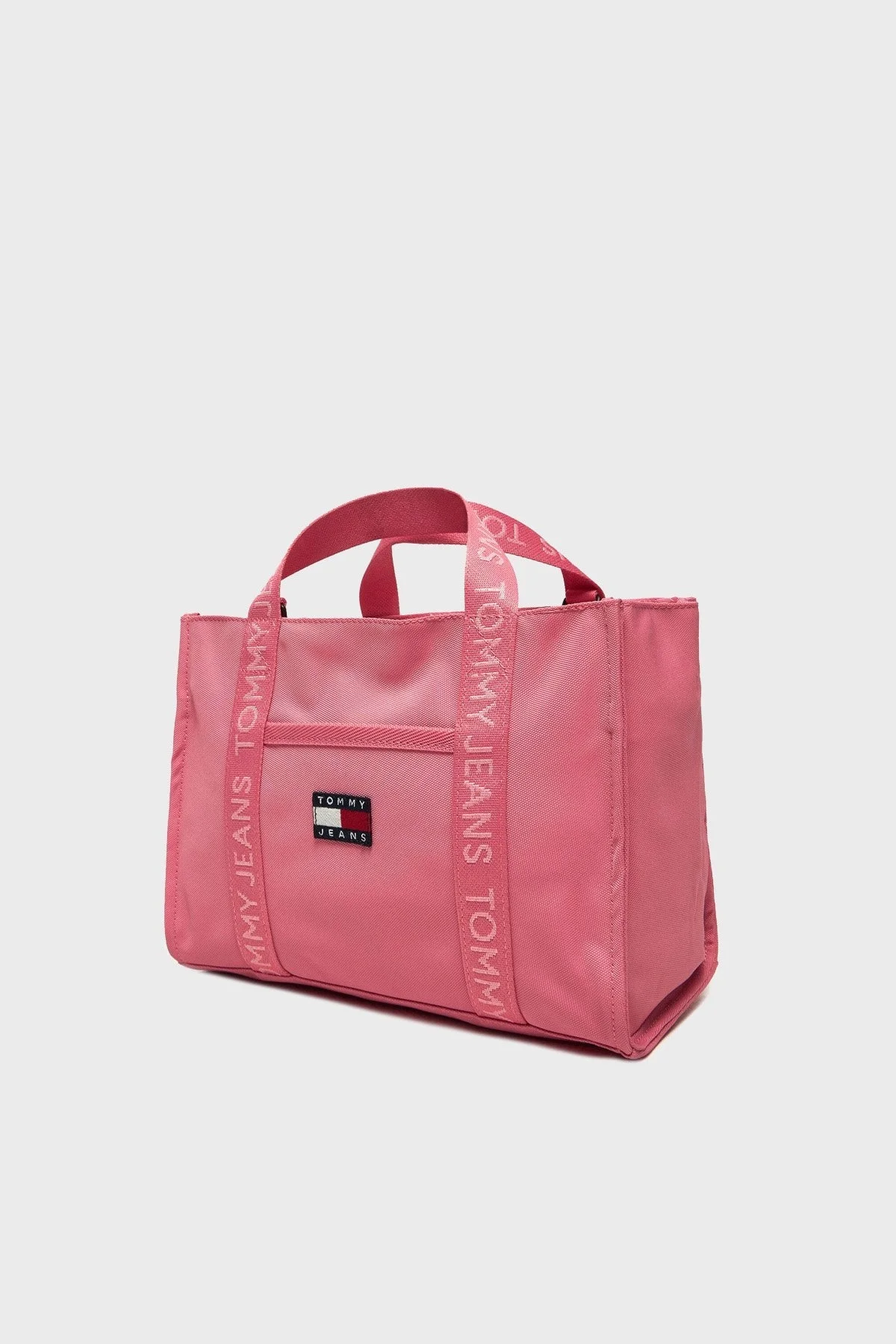 Tommy Jeans Logolu Çıkarılabilir Askılı Tote Bayan Çanta AW0AW17356 TIG PEMBE - 4