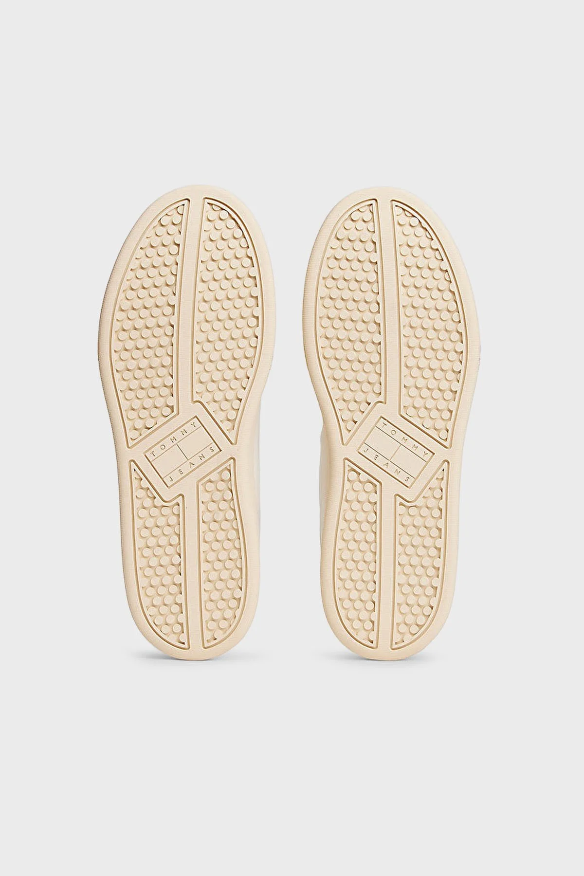 Tommy Jeans Logolu Deri Sneaker Kadın Ayakkabı EN0EN02909 0K7 BEYAZ - 7