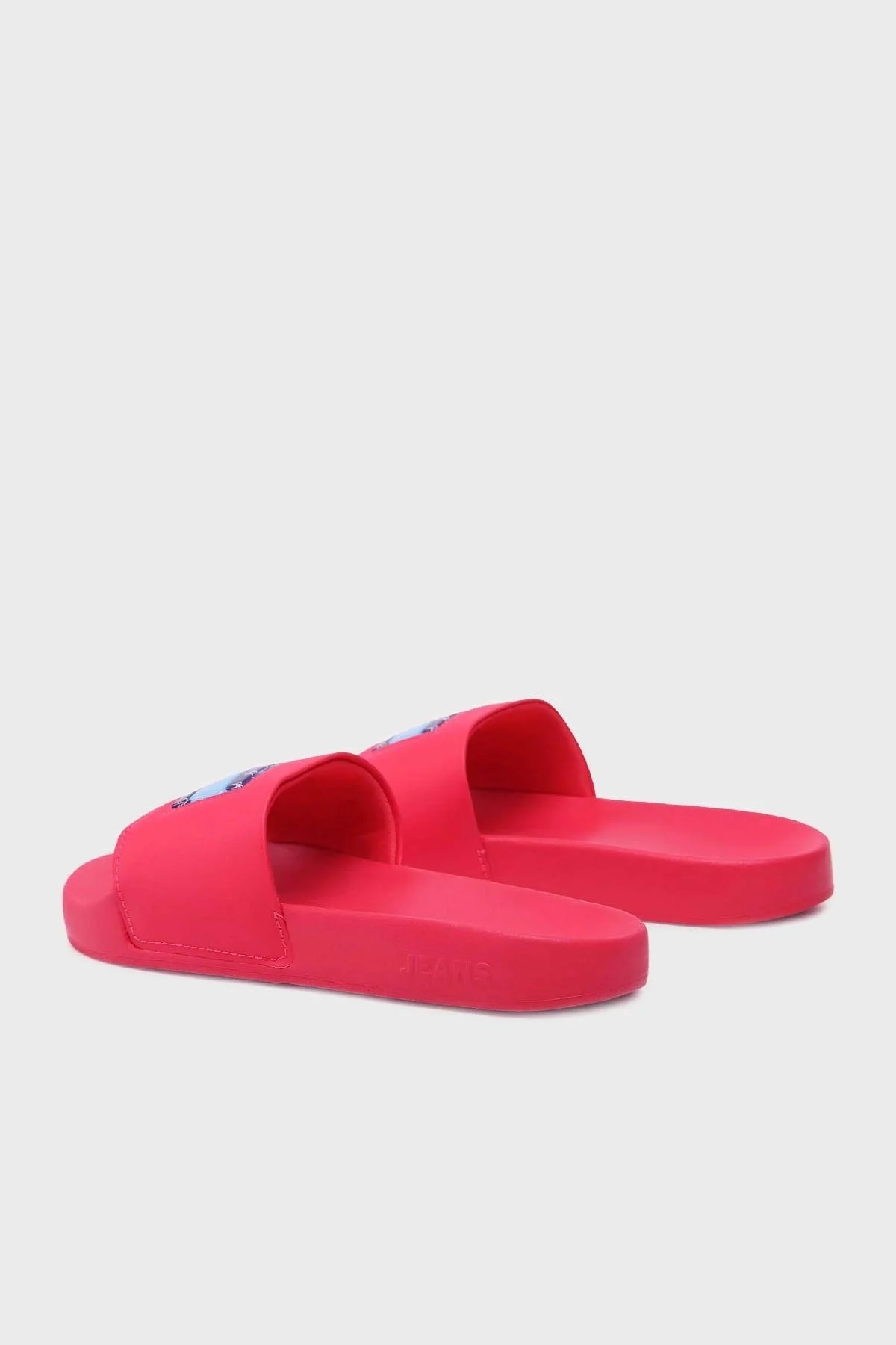 Tommy Jeans Logolu Düz Bayan Terlik EN0EN02108 TJN KOYU PEMBE - 2