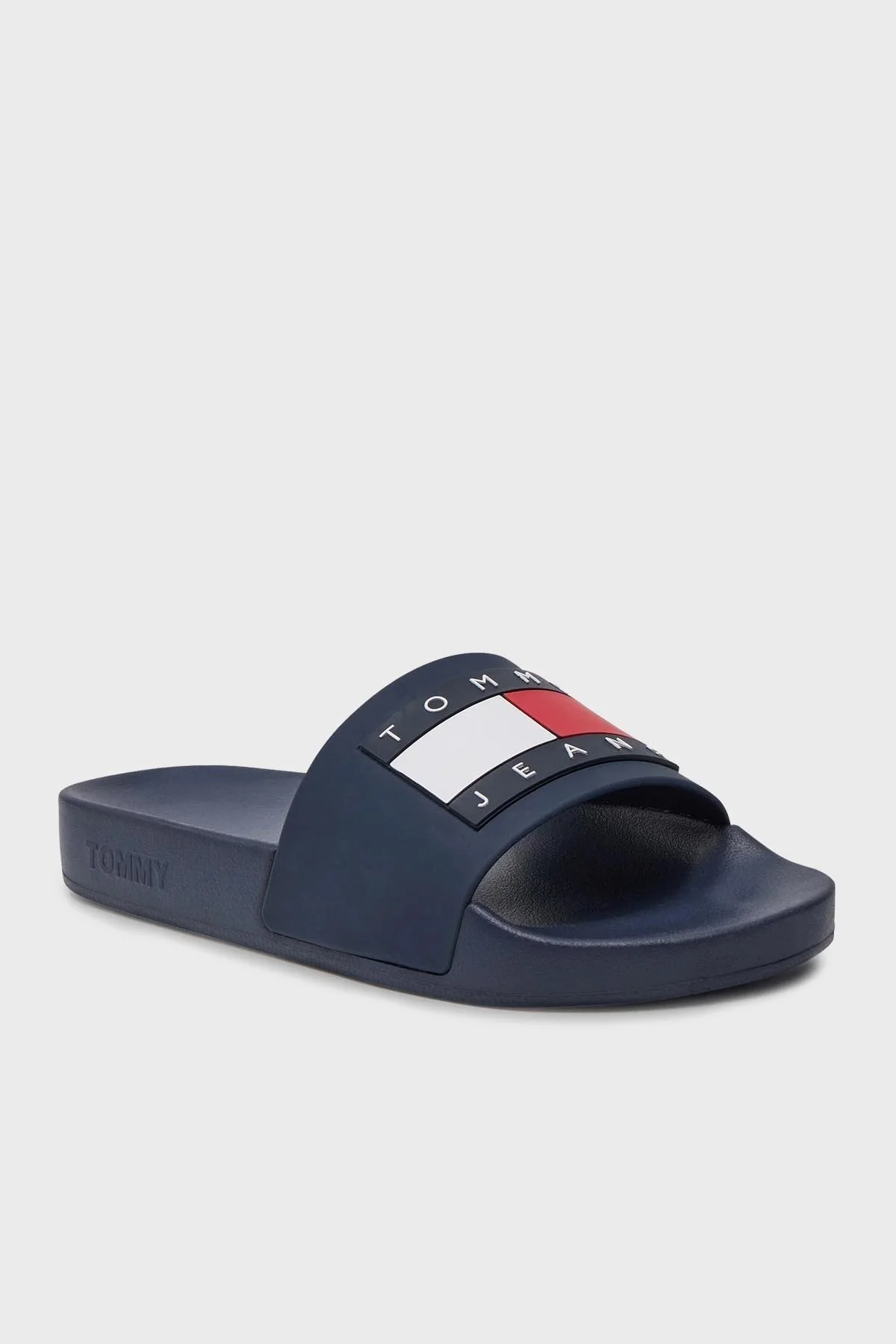 Tommy Jeans Logolu Düz Bayan Terlik EN0EN02115 C1G LACİVERT - 2