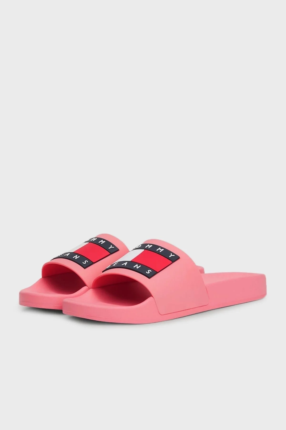 Tommy Jeans Logolu Düz Bayan Terlik EN0EN02115 TIC PEMBE - 2
