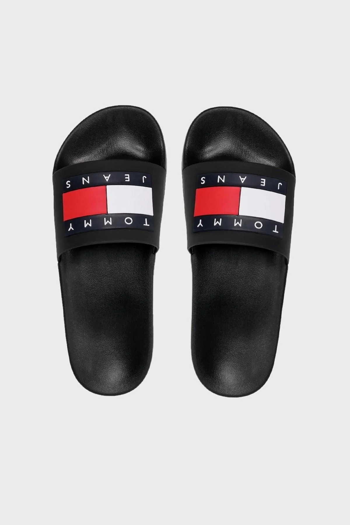 Tommy Jeans Logolu Düz Erkek Terlik EM0EM01191 BDS SİYAH - 5