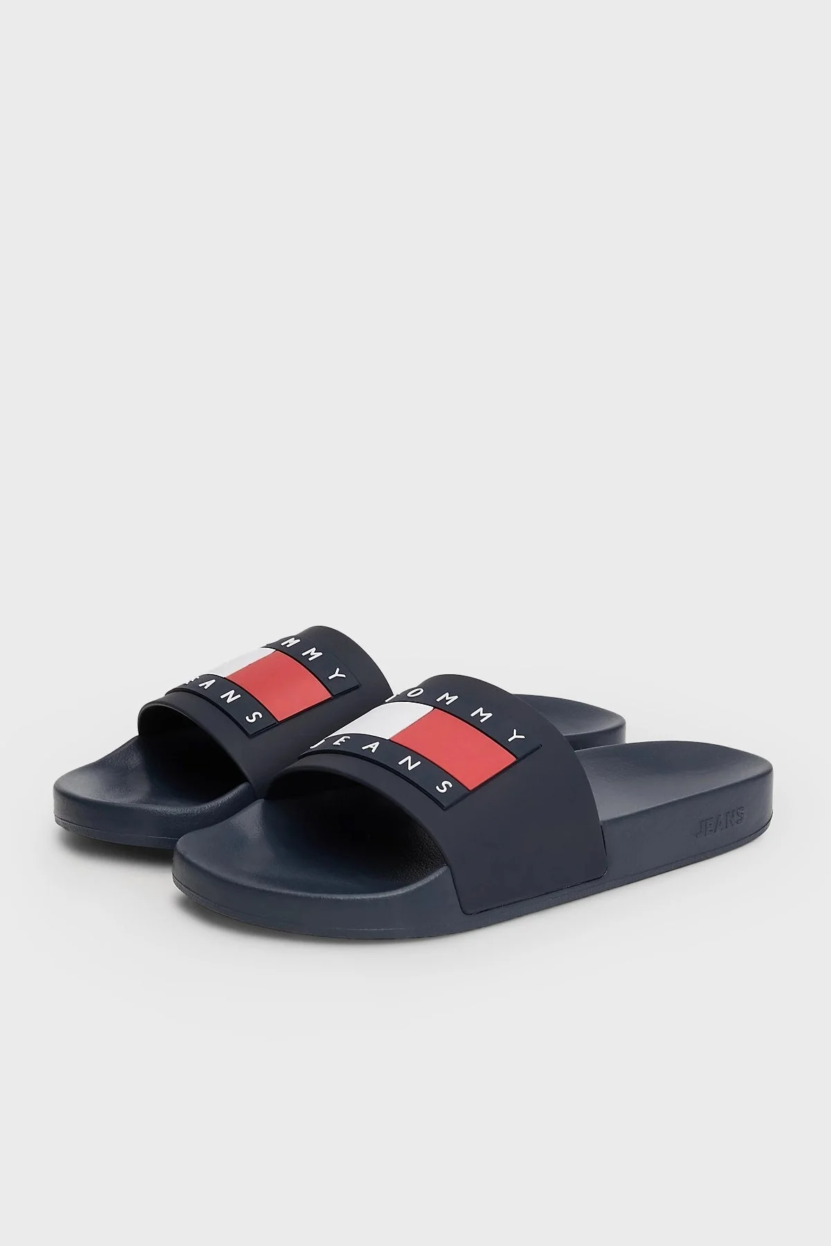 Tommy Jeans Logolu Düz Erkek Terlik EM0EM01191 C1G LACİVERT - 3