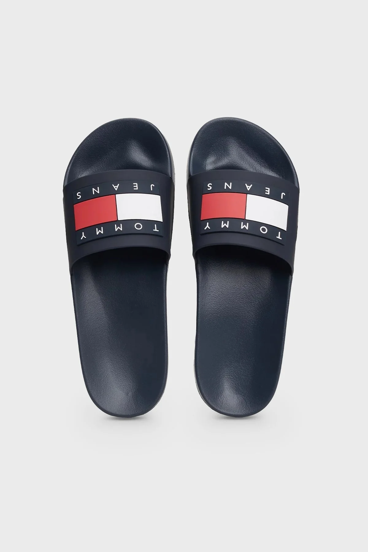 Tommy Jeans Logolu Düz Erkek Terlik EM0EM01191 C1G LACİVERT - 4