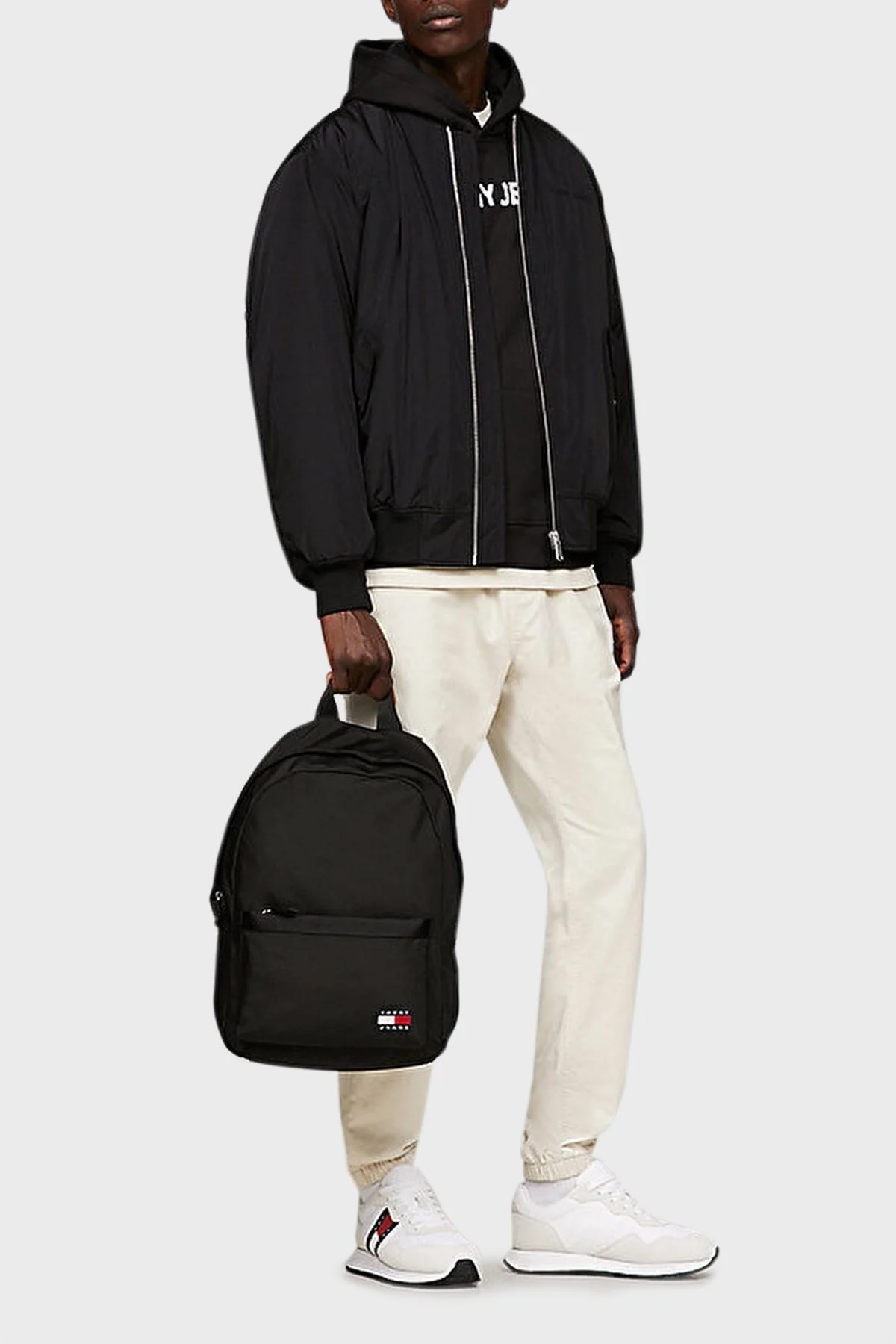 Tommy Jeans Logolu Erkek Sırt Çantası AM0AM11964 BDS SİYAH - 2