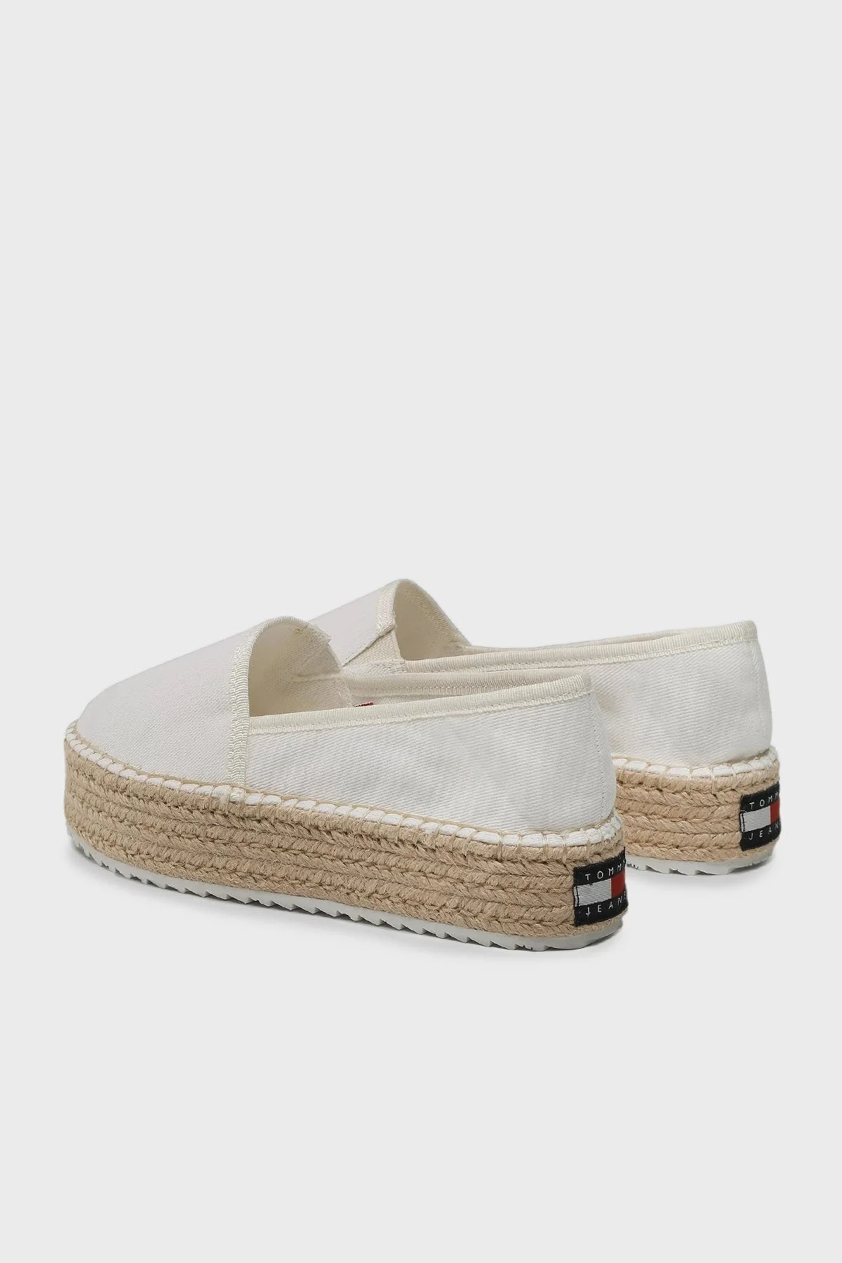 Tommy Jeans Logolu Espadril Slip-On Bayan Ayakkabı EN0EN02078 0K4 BEYAZ - 3