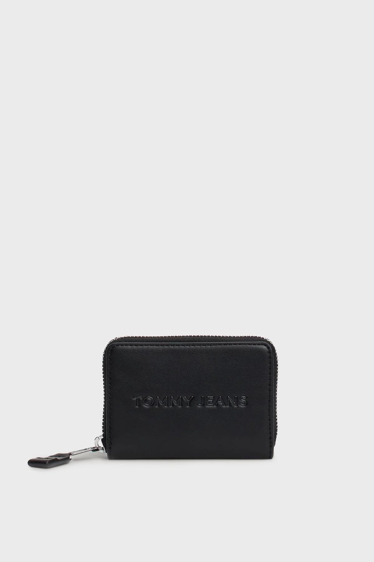 Tommy Jeans Logolu Fermuarlı Bayan Cüzdan AW0AW16387 BDS SİYAH - 5