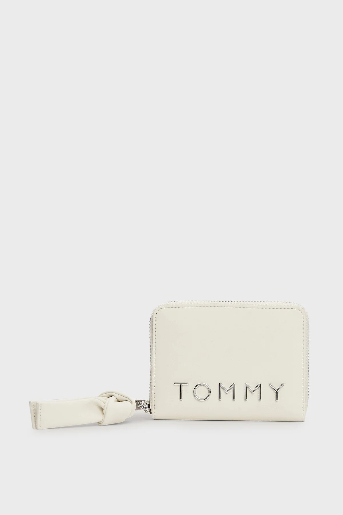 Tommy Jeans Logolu Fermuarlı Bayan Cüzdan AW0AW16390 ACG BEJ - 1