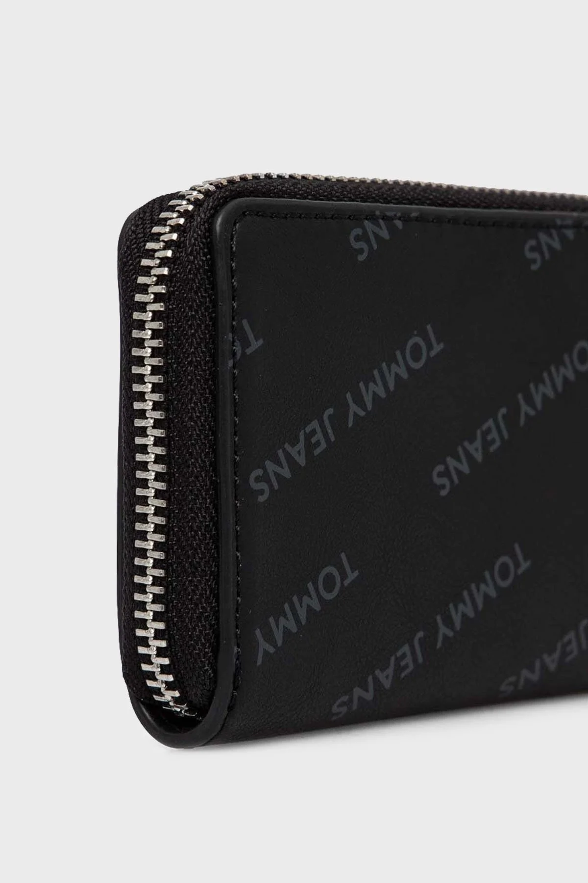 Tommy Jeans Logolu Fermuarlı Bayan Cüzdan AW0AW16490 0GJ SİYAH - 3