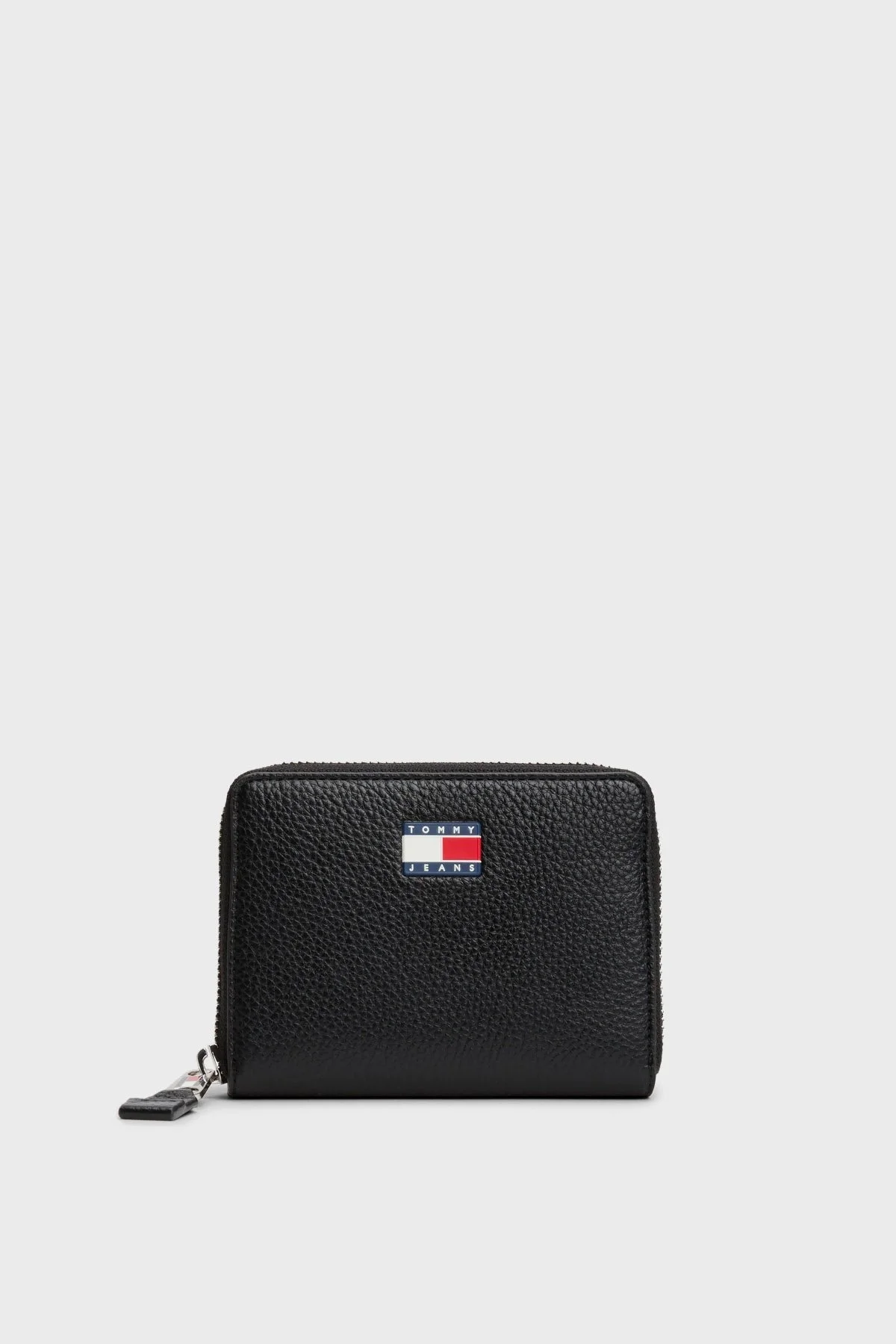 Tommy Jeans Logolu Fermuarlı Bayan Cüzdan AW0AW17584 BDS SİYAH - 1