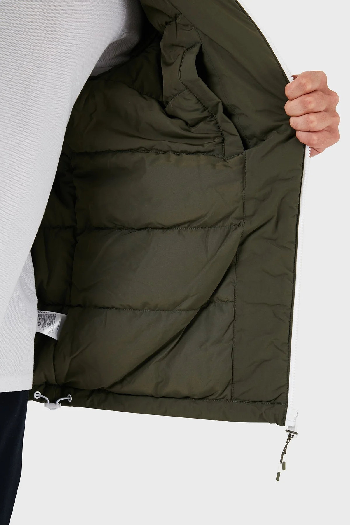 Tommy Jeans Logolu Fermuarlı Regular Fit Erkek Mont DM0DM18908 M12 YEŞİL - 6