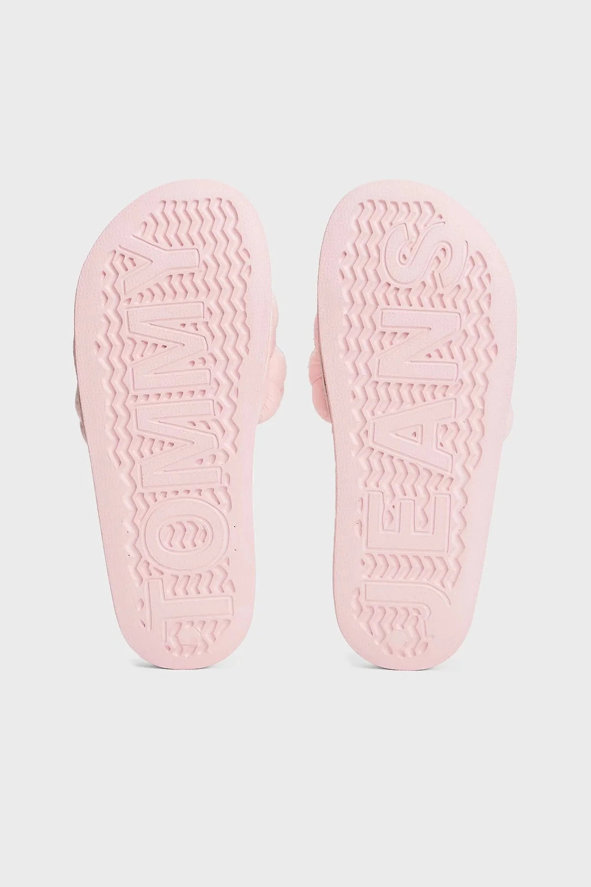 Tommy Jeans Logolu Kalın Örgülü Çift Bantlı Bayan Terlik EN0EN02764 TIO PEMBE - 7