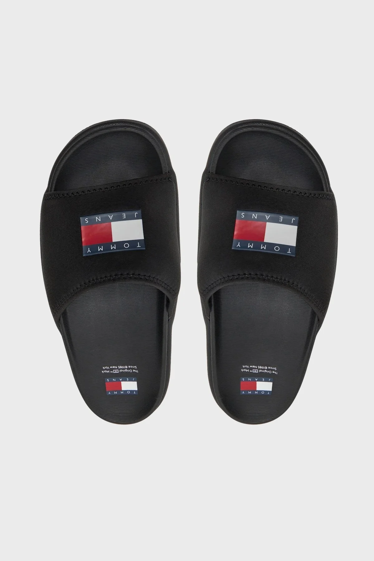 Tommy Jeans Logolu Kalın Tabanlı Bayan Terlik EN0EN02448 BDS SİYAH - 4