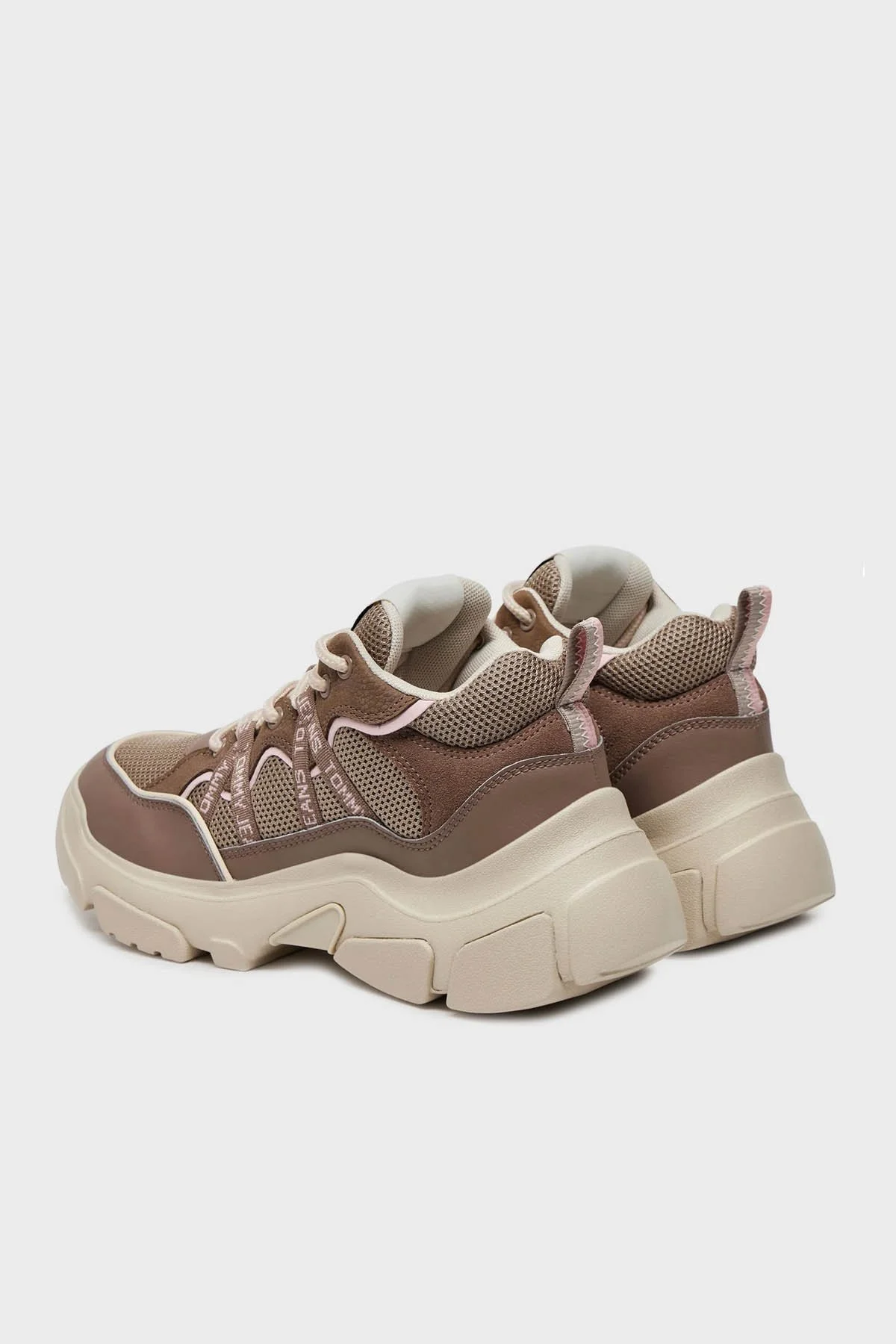 Tommy Jeans Logolu Kalın Tabanlı Sneaker Kadın Ayakkabı EN0EN02619 PKO KAHVE - 3