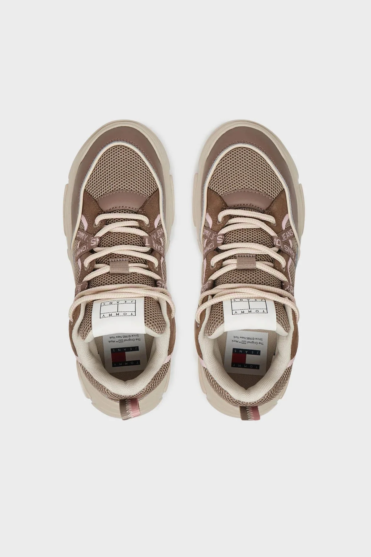 Tommy Jeans Logolu Kalın Tabanlı Sneaker Kadın Ayakkabı EN0EN02619 PKO KAHVE - 4