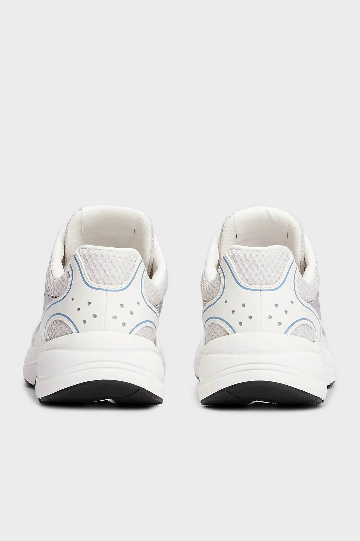 Tommy Jeans Logolu Kalın Tabanlı Sneaker Bayan Ayakkabı EN0EN02772 C33 BEYAZ-MAVİ - 13