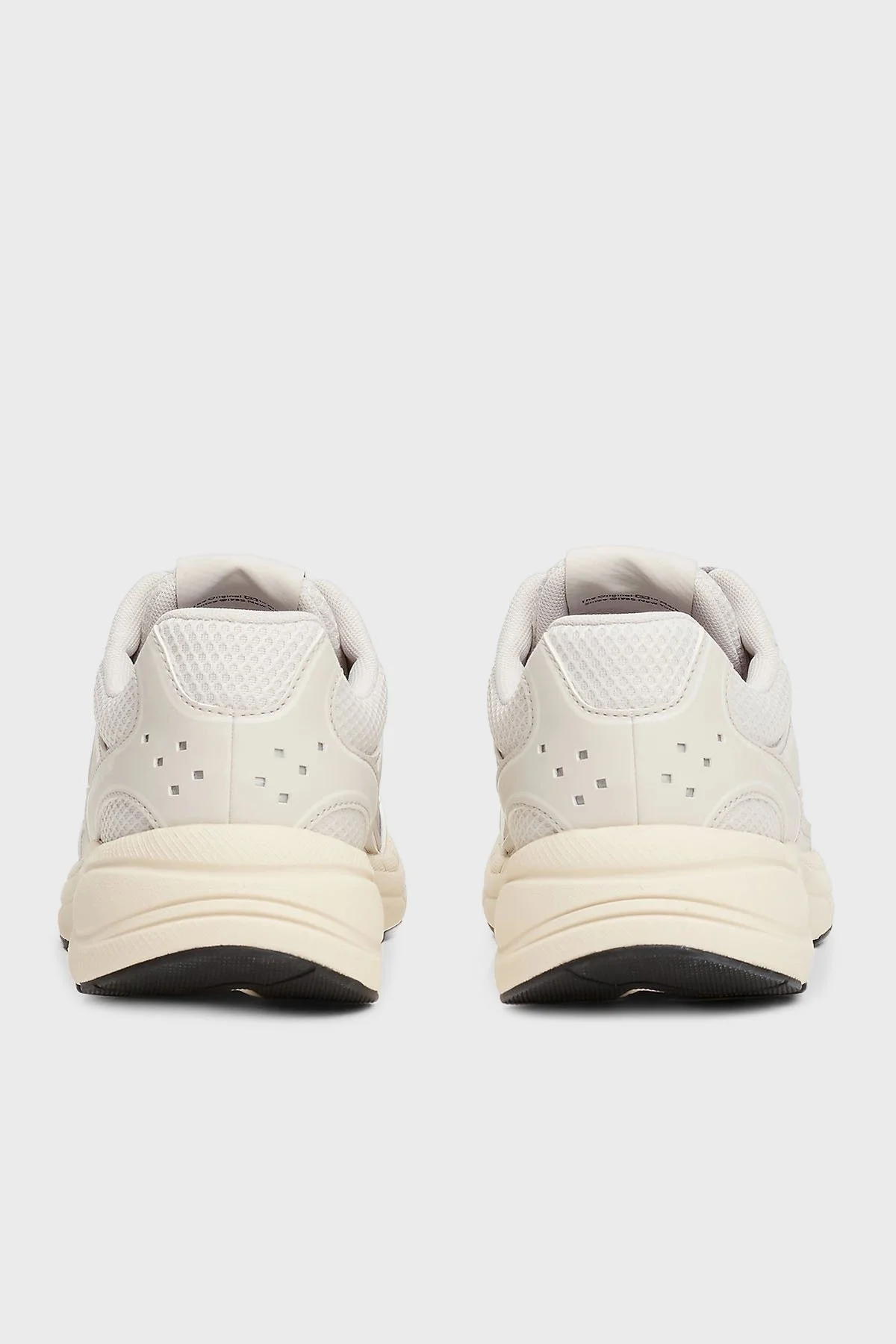 Tommy Jeans Logolu Kalın Tabanlı Sneaker Erkek Ayakkabı EM0EM01569 P06 BEYAZ-GRİ - 5