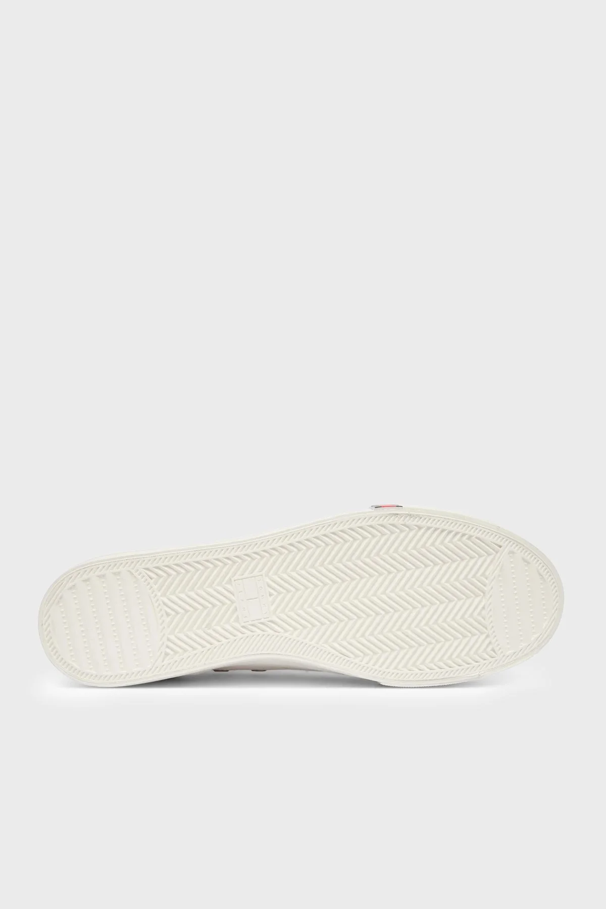 Tommy Jeans Logolu Kanvas Sneaker Erkek Ayakkabı EM0EM01674 YBL BEYAZ - 5