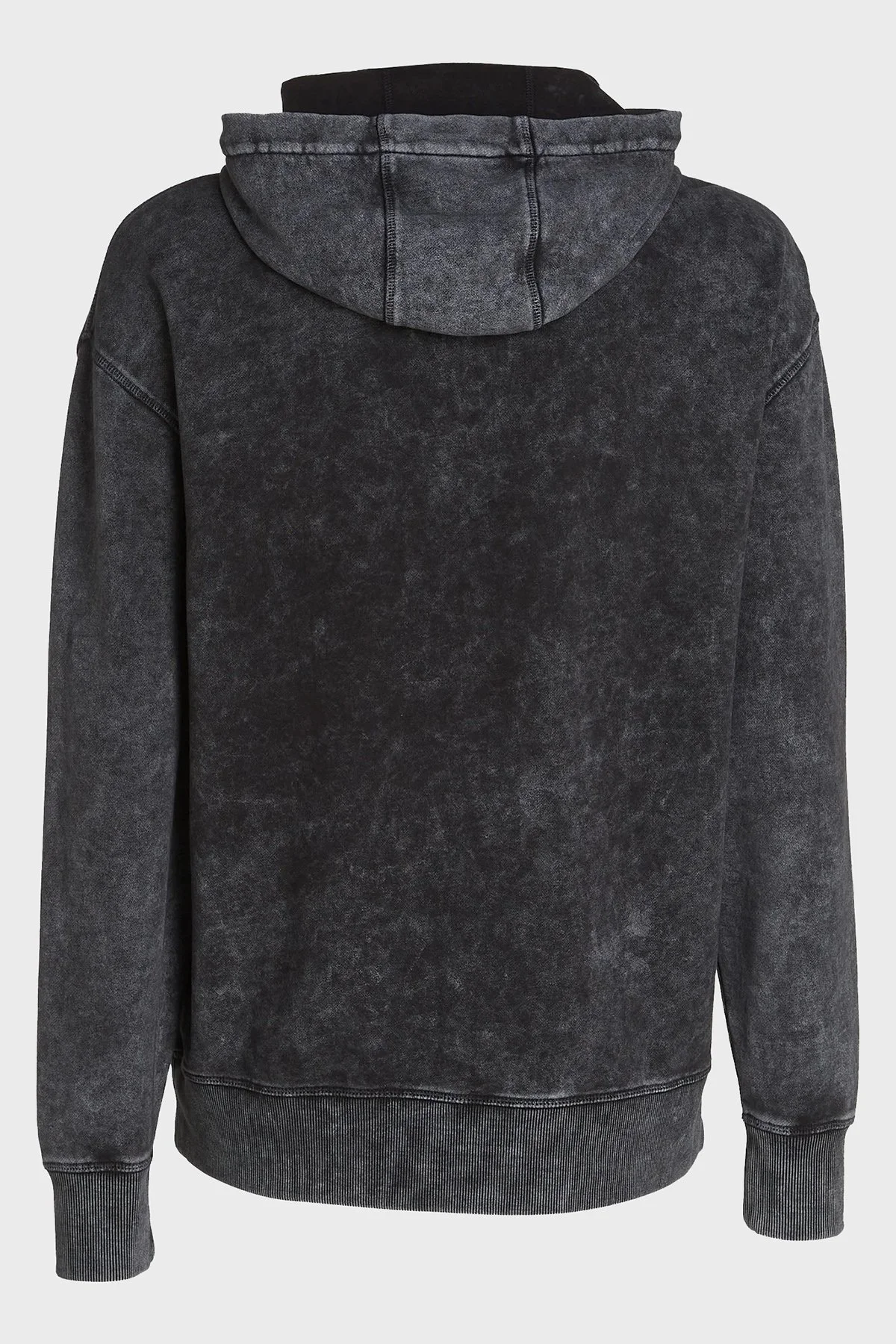 Tommy Jeans Logolu Kapüşonlu % 100 Pamuk Relaxed Fit Erkek Sweat DM0DM17787 BDS SİYAH - 5