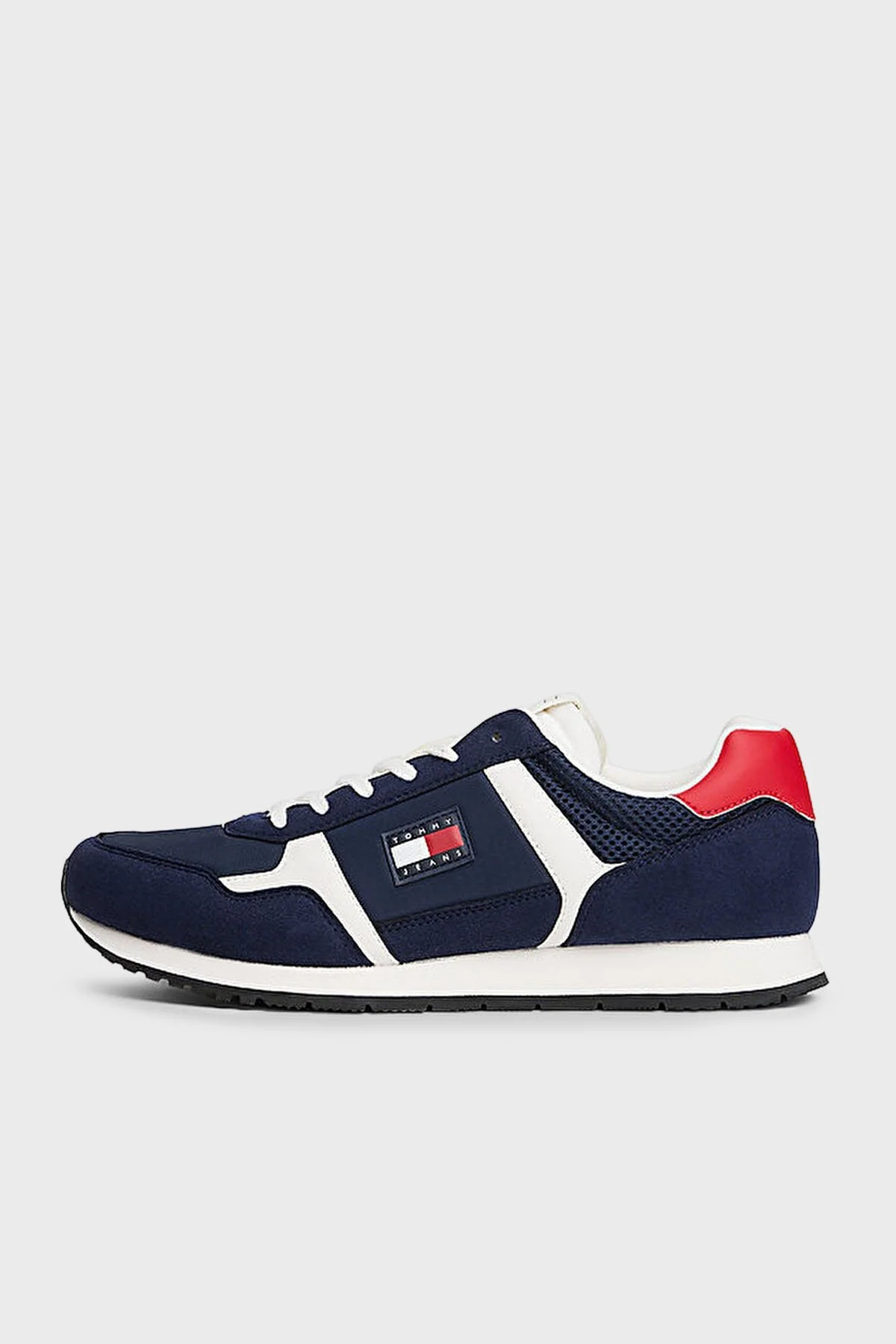Tommy Jeans Logolu Karışık Dokulu Sneaker Erkek Ayakkabı EM0EM01617 C1G LACİVERT - 2