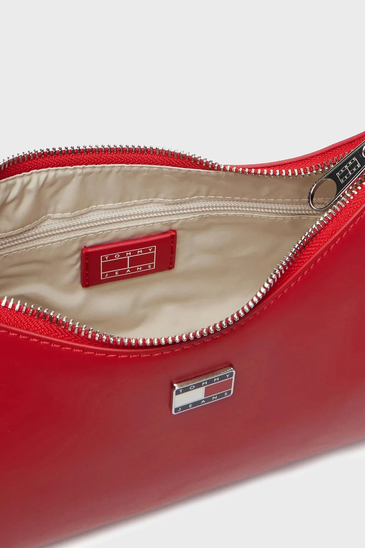 Tommy Jeans Logolu Omuz Askılı Kadın Çanta AW0AW18458 XLE KIRMIZI - 5