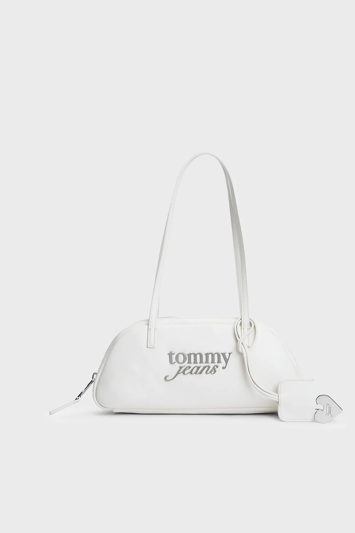 Tommy Jeans Logolu Omuz Askılı Kadın Çanta AW0AW18787 YBI Beyaz - 1