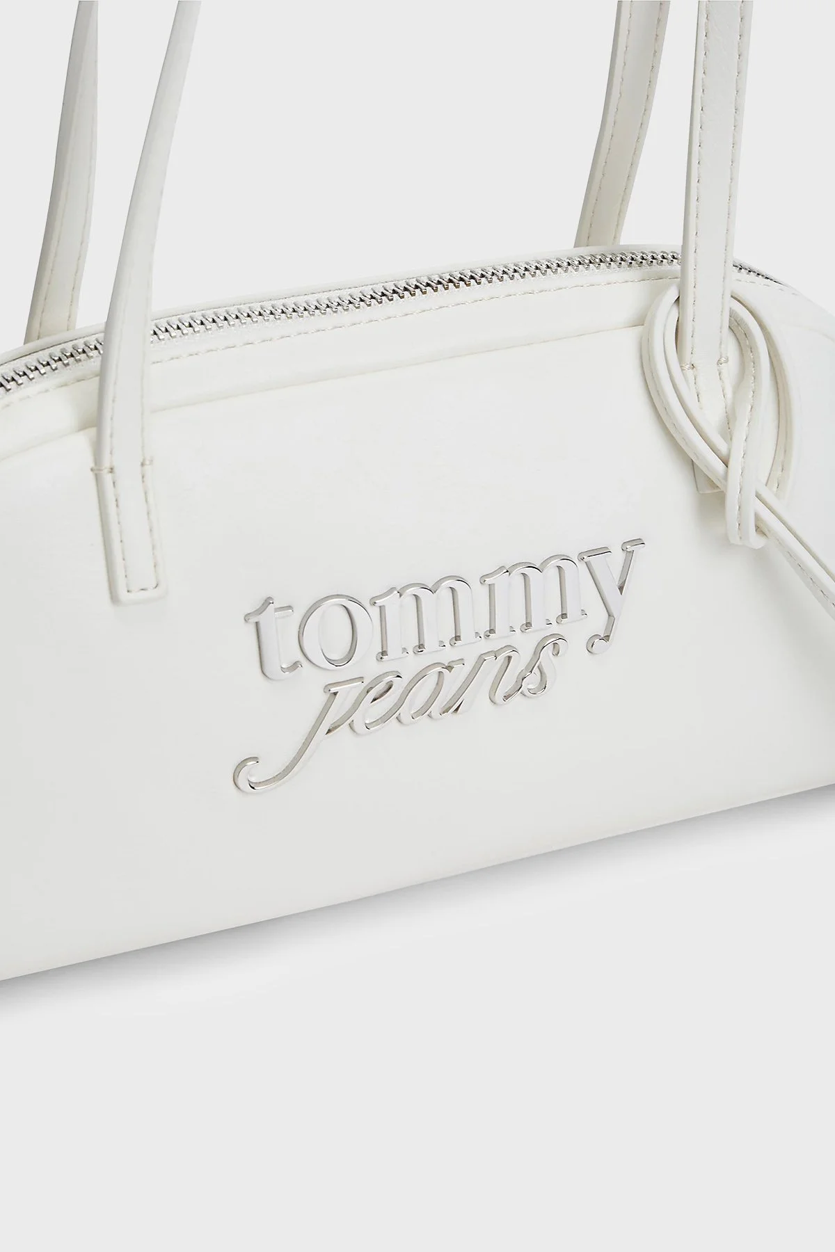 Tommy Jeans Logolu Omuz Askılı Kadın Çanta AW0AW18787 YBI Beyaz - 5