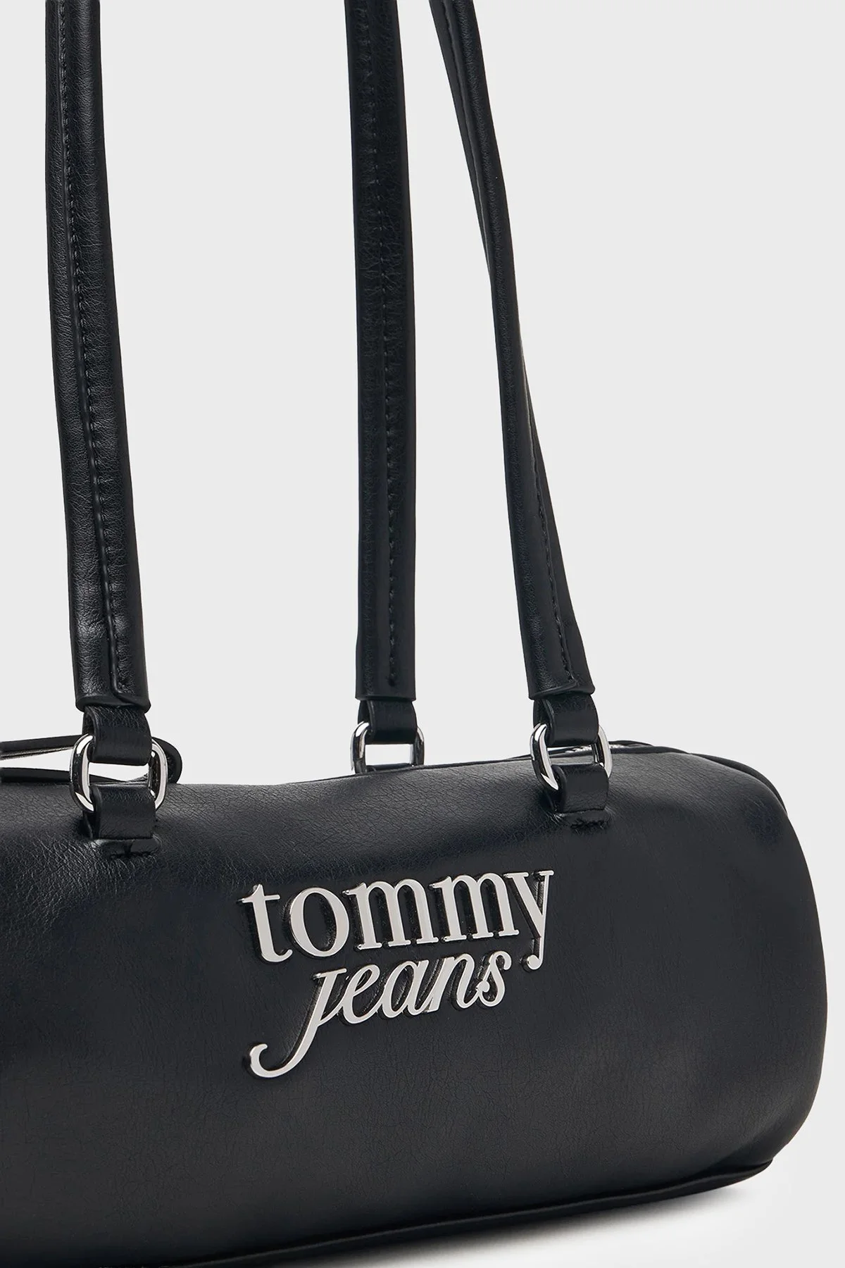 Tommy Jeans Logolu Omuz Askılı Kadın Çanta AW0AW19055 BDS Siyah - 6