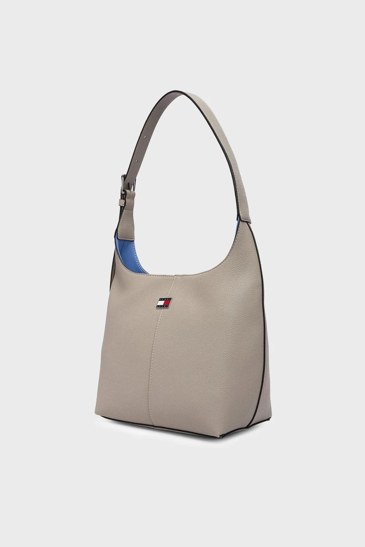 Tommy Jeans Logolu Omuz Askılı Kadın Çanta AW0AW19062 PKE Gri - 4
