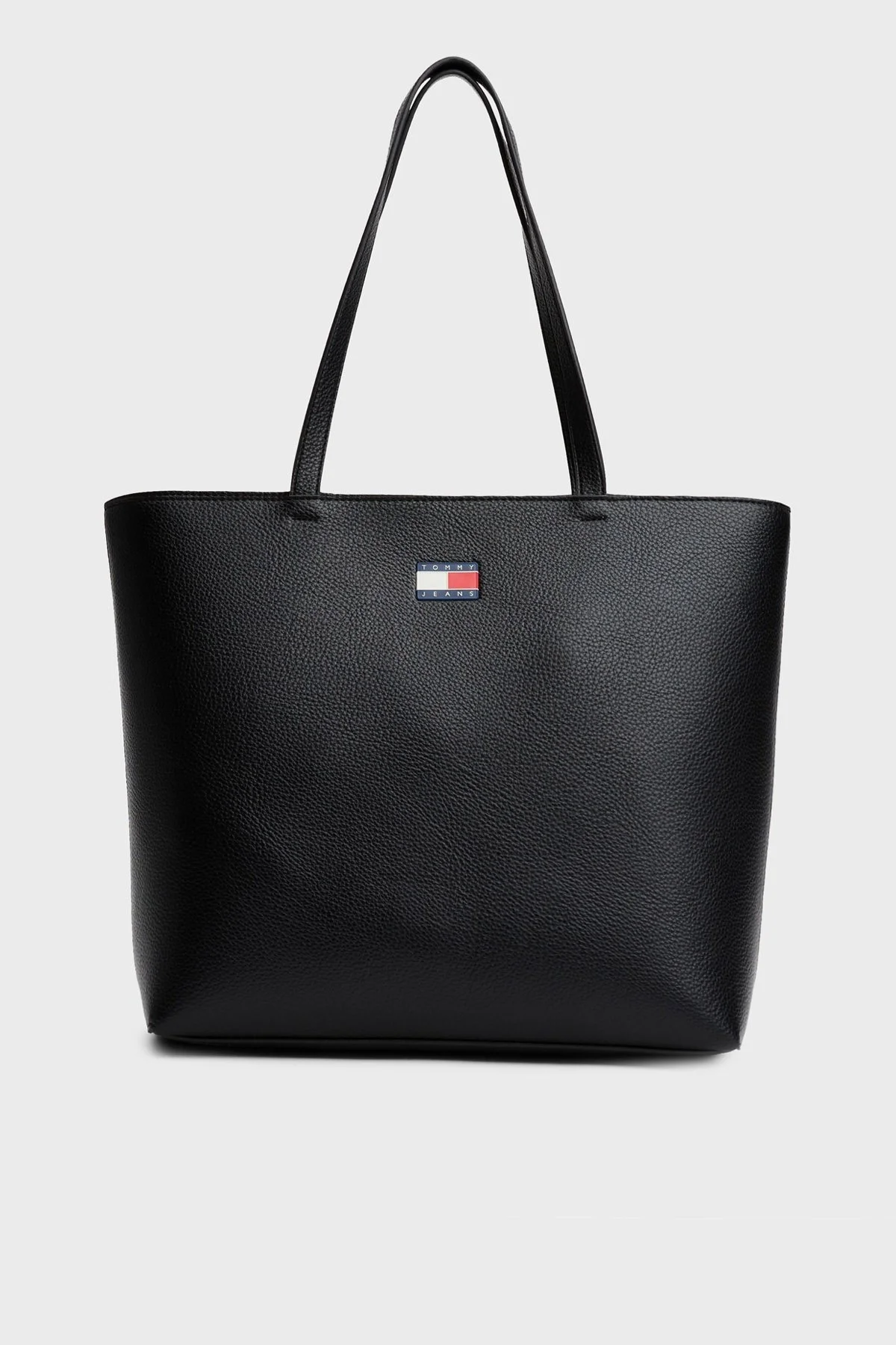 Tommy Jeans Logolu Omuz Askılı Tote Bayan Çanta AW0AW17549 BDS SİYAH - 1