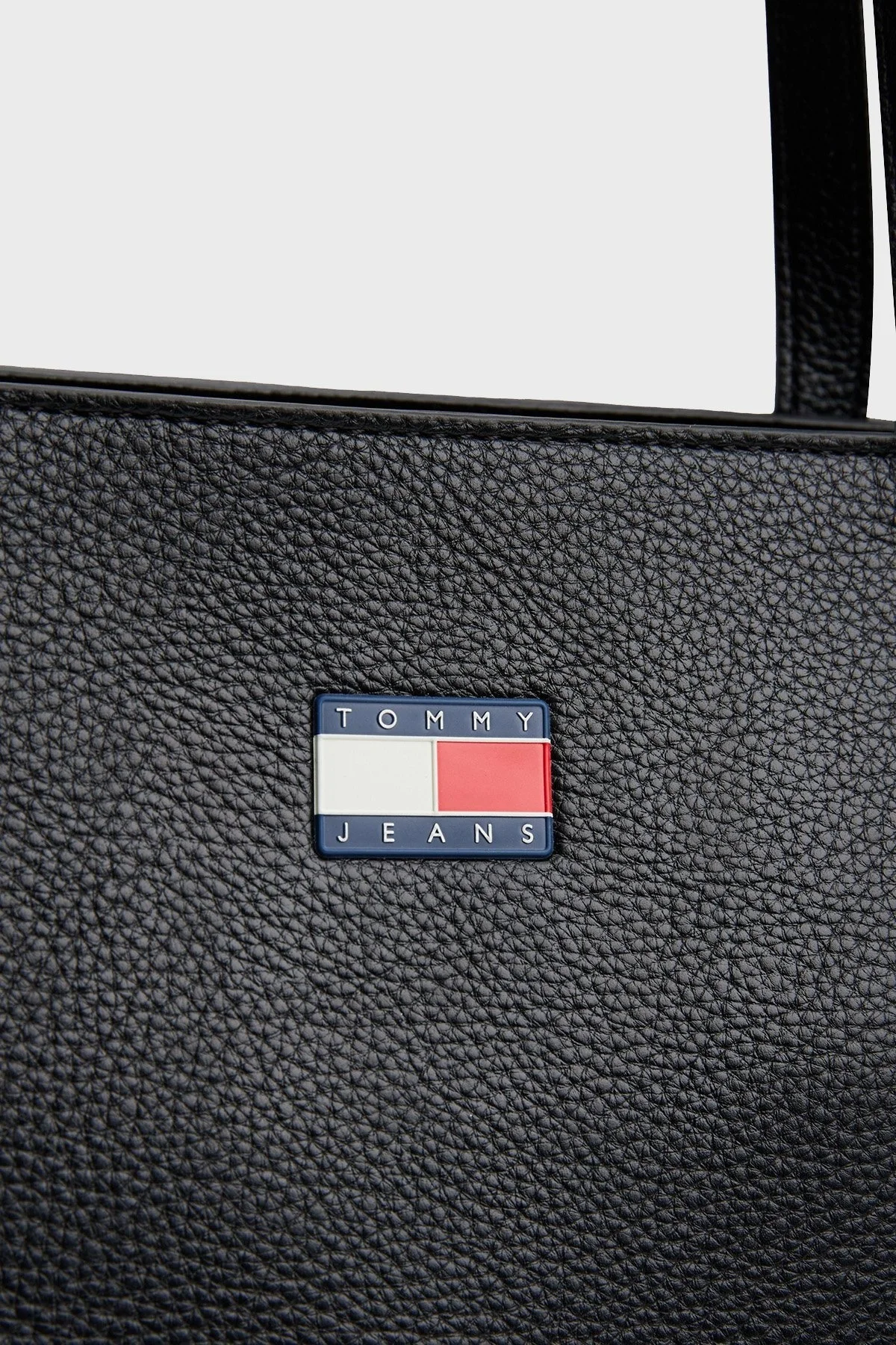 Tommy Jeans Logolu Omuz Askılı Tote Bayan Çanta AW0AW17549 BDS SİYAH - 4