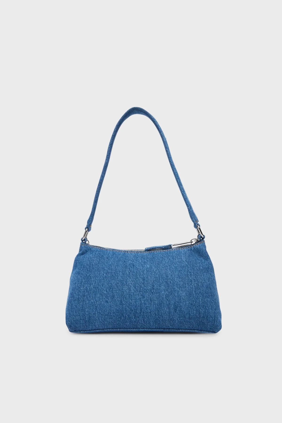 Tommy Jeans Logolu Omuz Askılı Zincir Detaylı Denim Kadın Çanta AW0AW18575 1A7 MAVİ - 3