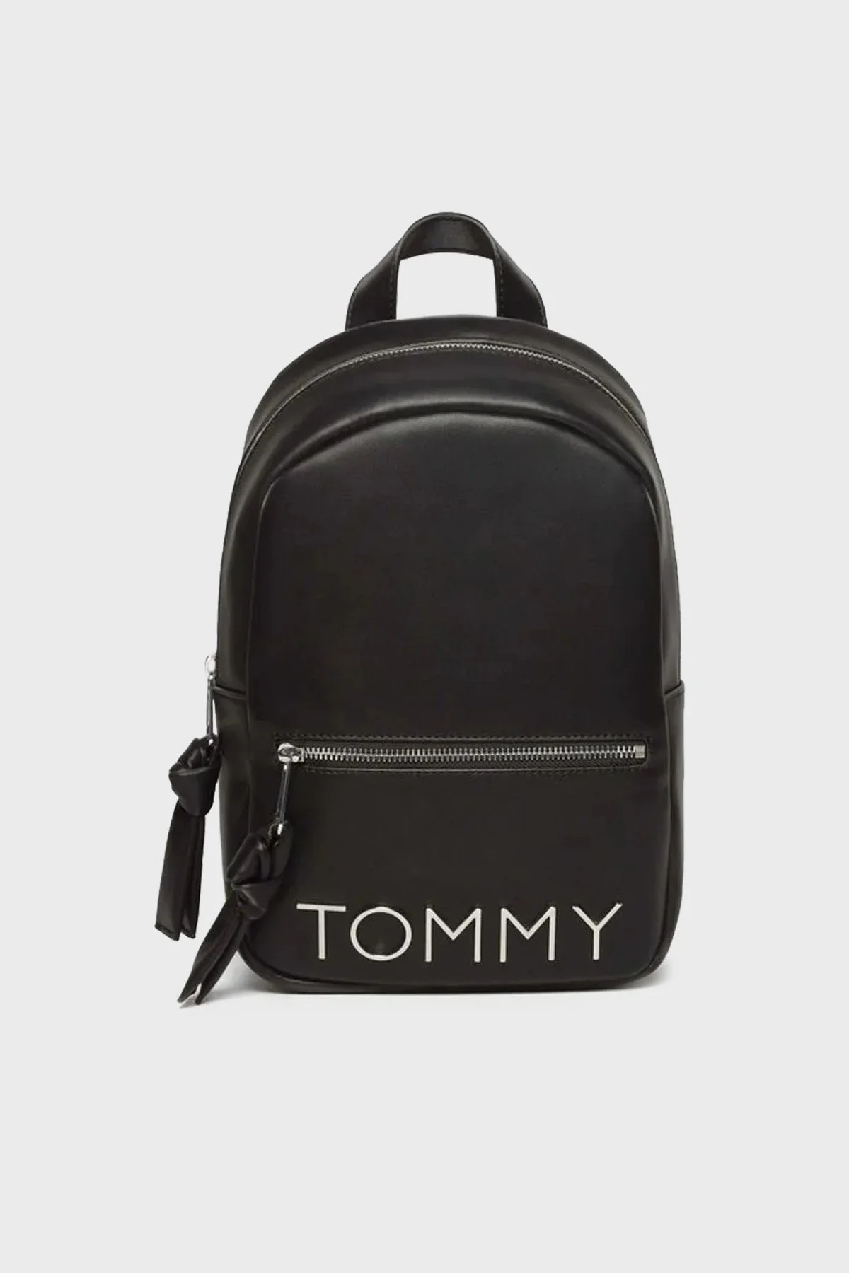 Tommy Jeans Logolu Ön Cepli Bayan Sırt Çantası AW0AW16261 BDS SİYAH - 1