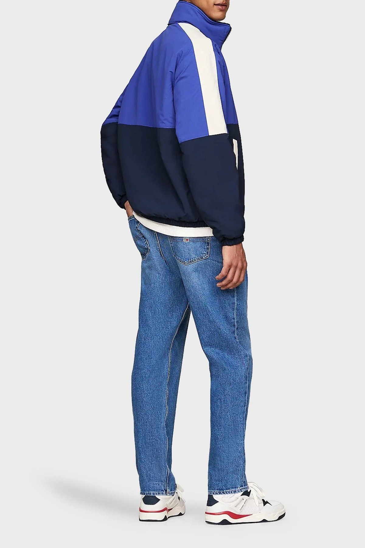 Tommy Jeans Logolu Regular Fit Çift Taraflı Polarlı Erkek Ceket DM0DM20462 C8T SAKS - 3