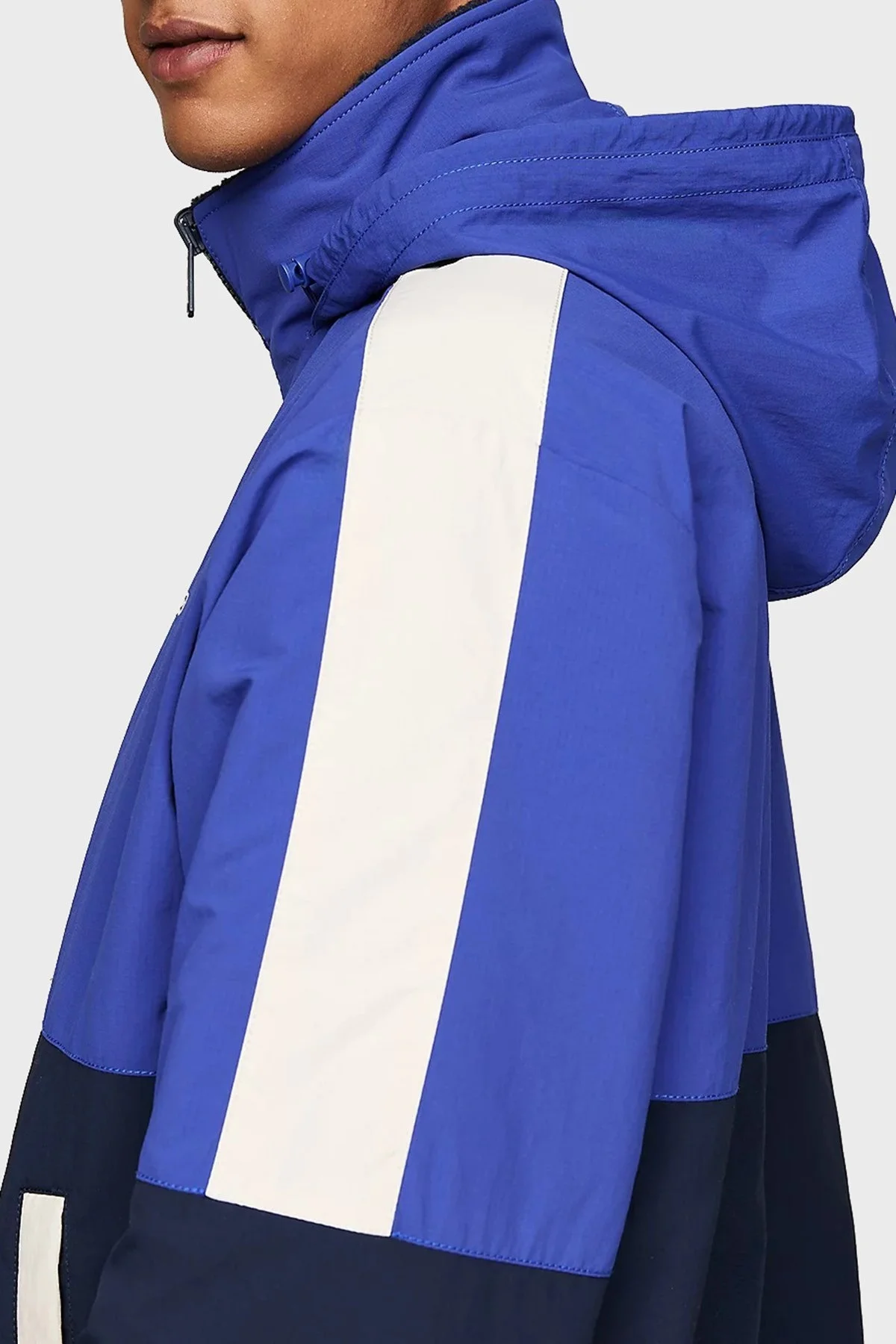 Tommy Jeans Logolu Regular Fit Çift Taraflı Polarlı Erkek Ceket DM0DM20462 C8T SAKS - 5