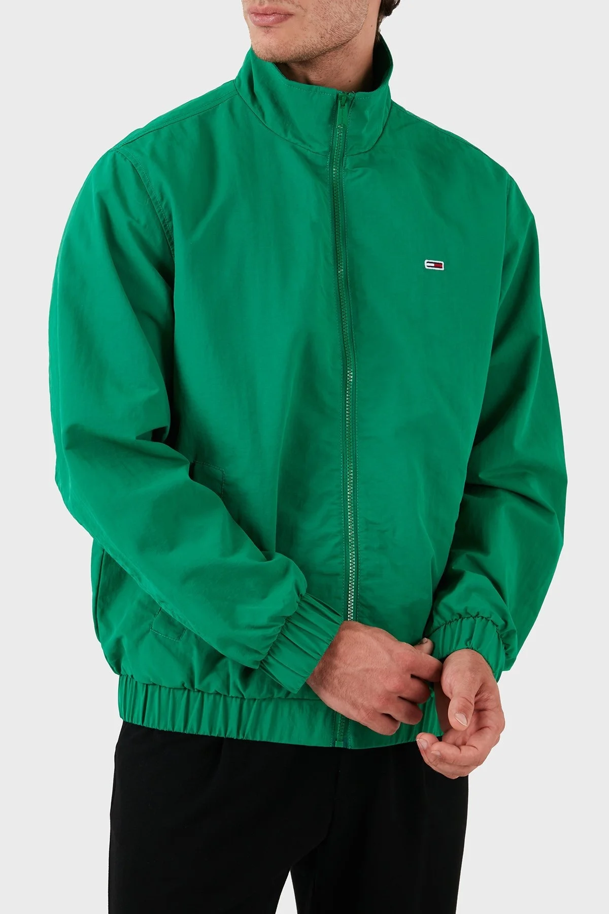 Tommy Jeans Logolu Relaxed Fit Erkek Rüzgarlık DM0DM17982 L30 YEŞİL - 3