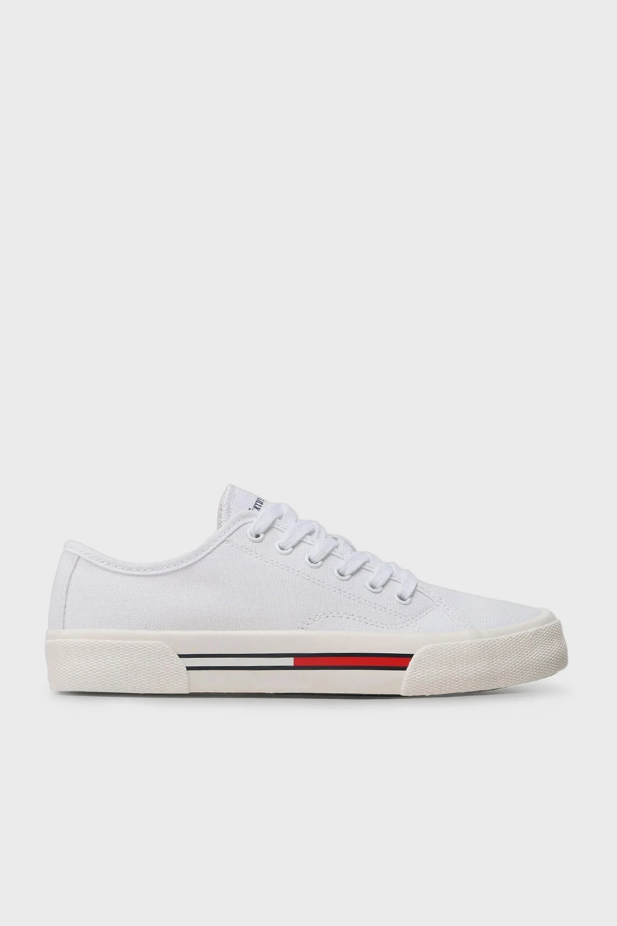 Tommy Jeans Logolu Sneaker Bayan Ayakkabı EN0EN02085 0K4 BEYAZ - 1