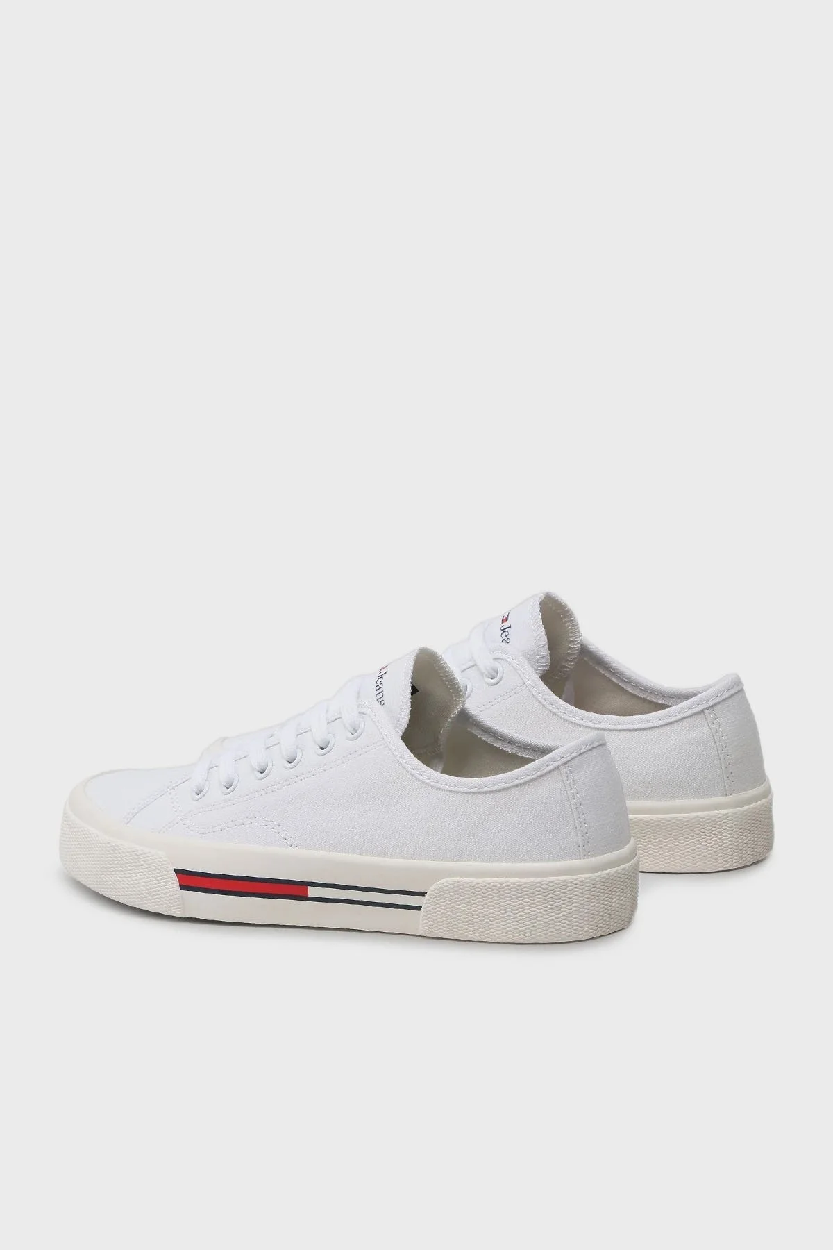 Tommy Jeans Logolu Sneaker Bayan Ayakkabı EN0EN02085 0K4 BEYAZ - 3