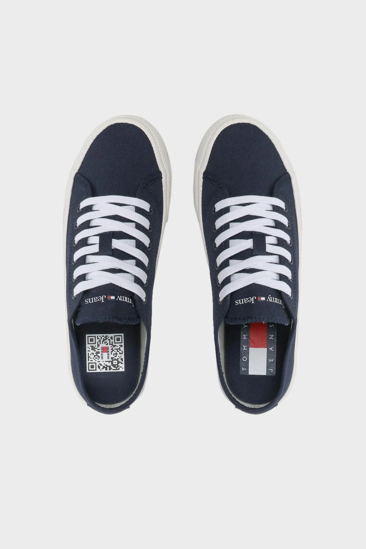 Tommy Jeans Logolu Sneaker Bayan Ayakkabı EN0EN02085 C87 LACİVERT - 4