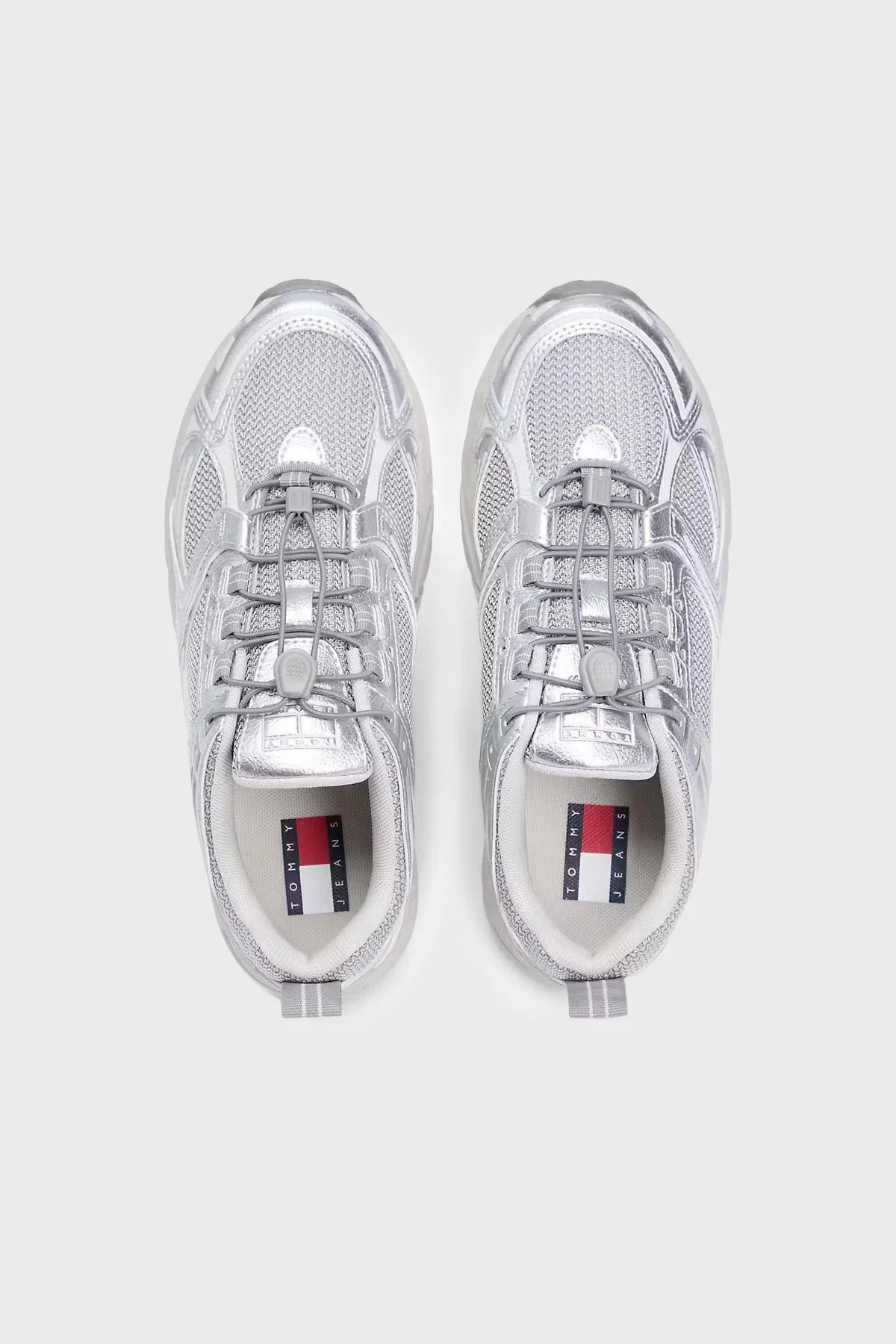 Tommy Jeans Logolu Sneaker Kadın Ayakkabı EN0EN02923 0IO GRİ - 4