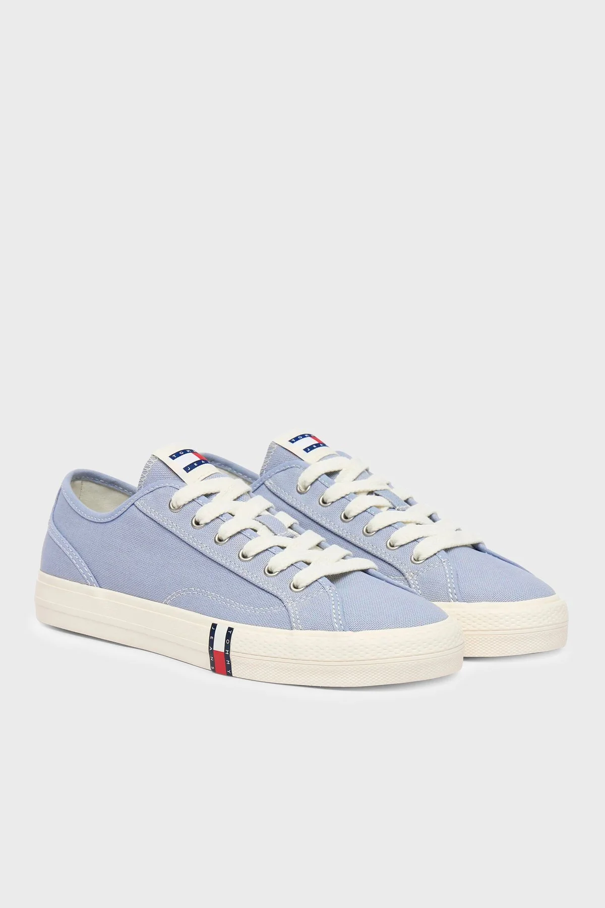 Tommy Jeans Logolu Sneaker Kadın Ayakkabı EN0EN02956 DBP AÇIK MAVİ - 2