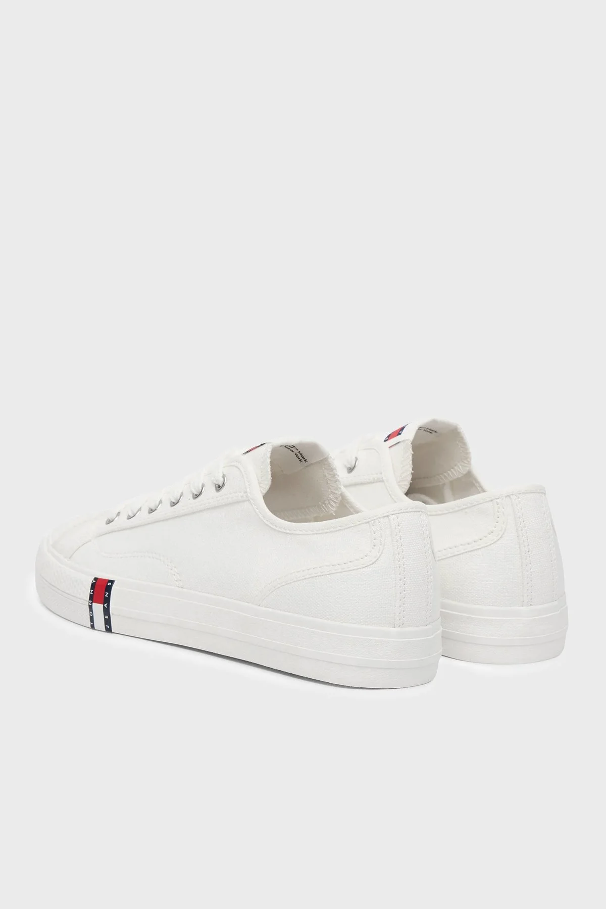 Tommy Jeans Logolu Sneaker Kadın Ayakkabı EN0EN02956 YBL BEYAZ - 4