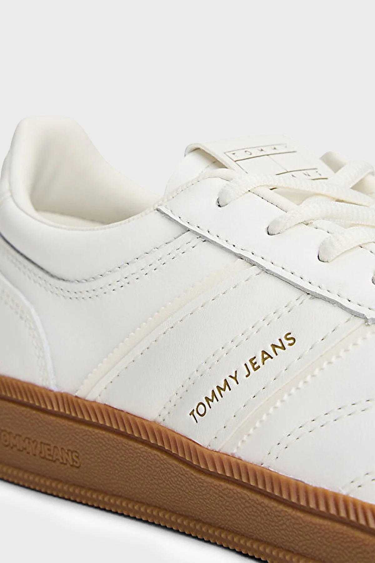 Tommy Jeans Logolu Sneaker Bayan Ayakkabı EN0EN03000 YBL BEYAZ - 4