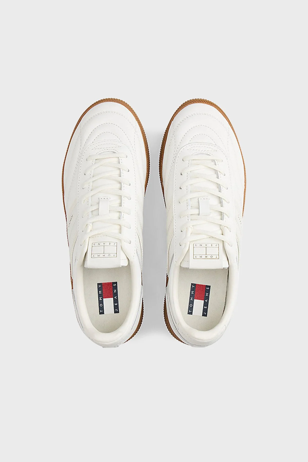 Tommy Jeans Logolu Sneaker Kadın Ayakkabı EN0EN03000 YBL BEYAZ - 5