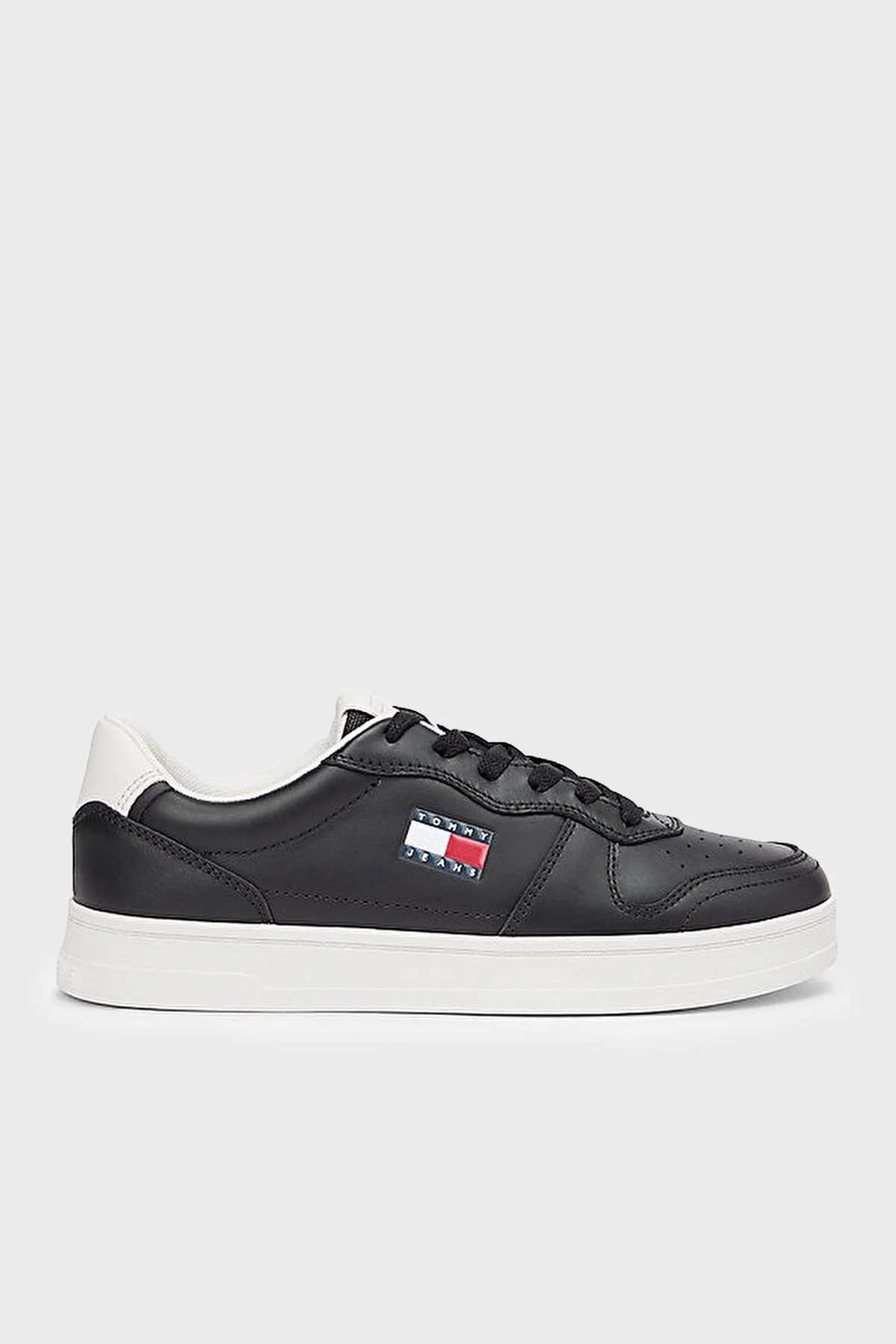 Tommy Jeans Logolu Sneaker Kadın Ayakkabı EN0EN03006 BDS SİYAH - 1