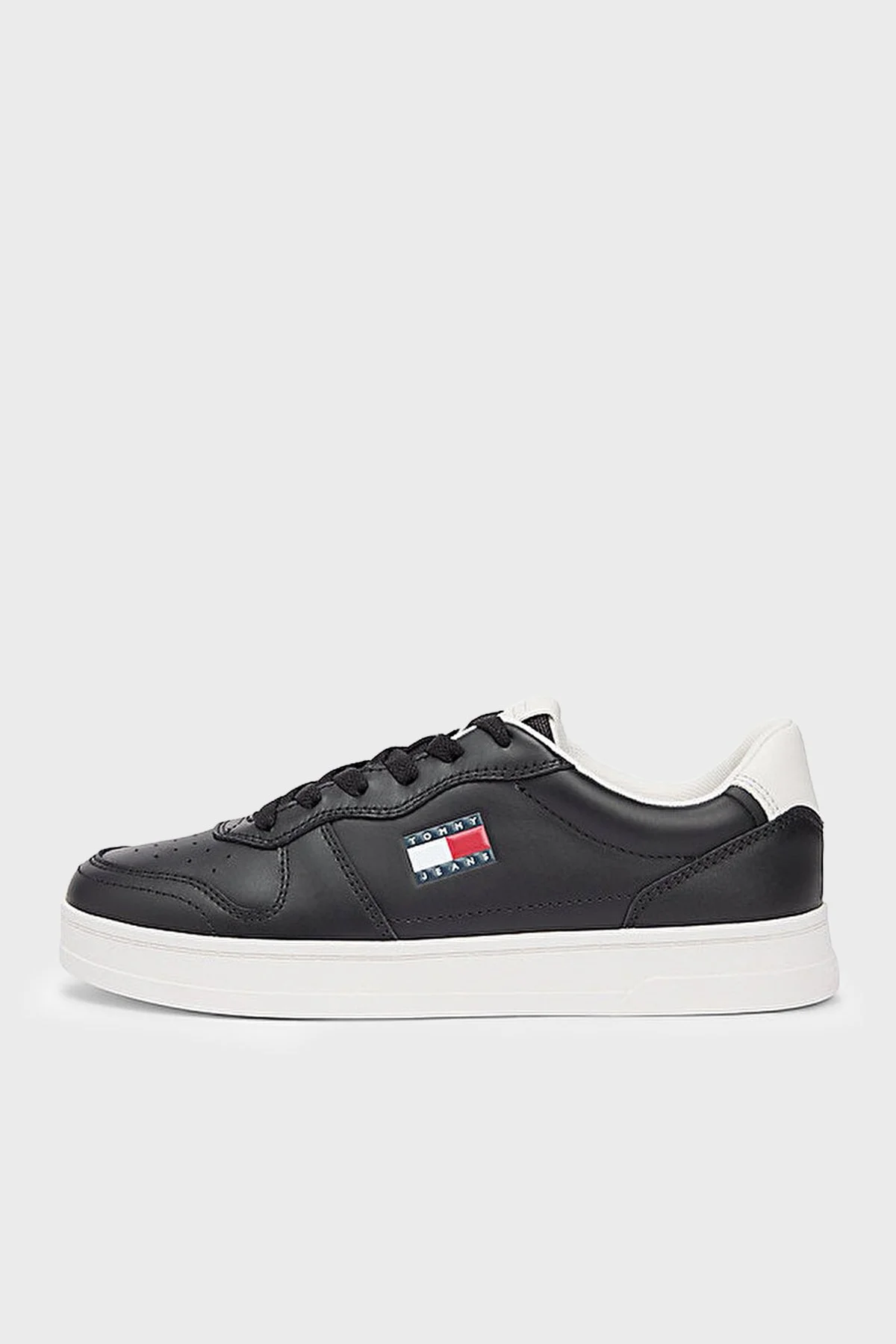 Tommy Jeans Logolu Sneaker Kadın Ayakkabı EN0EN03006 BDS SİYAH - 2