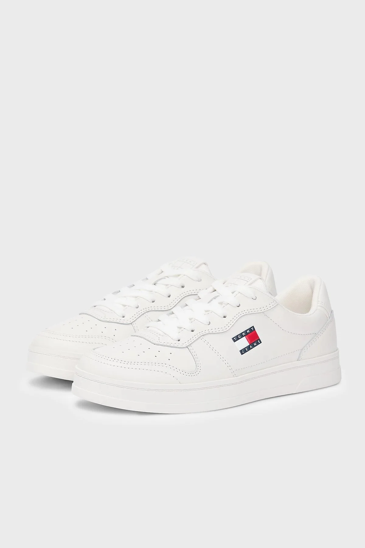 Tommy Jeans Logolu Sneaker Kadın Ayakkabı EN0EN03006 YBL BEYAZ - 2