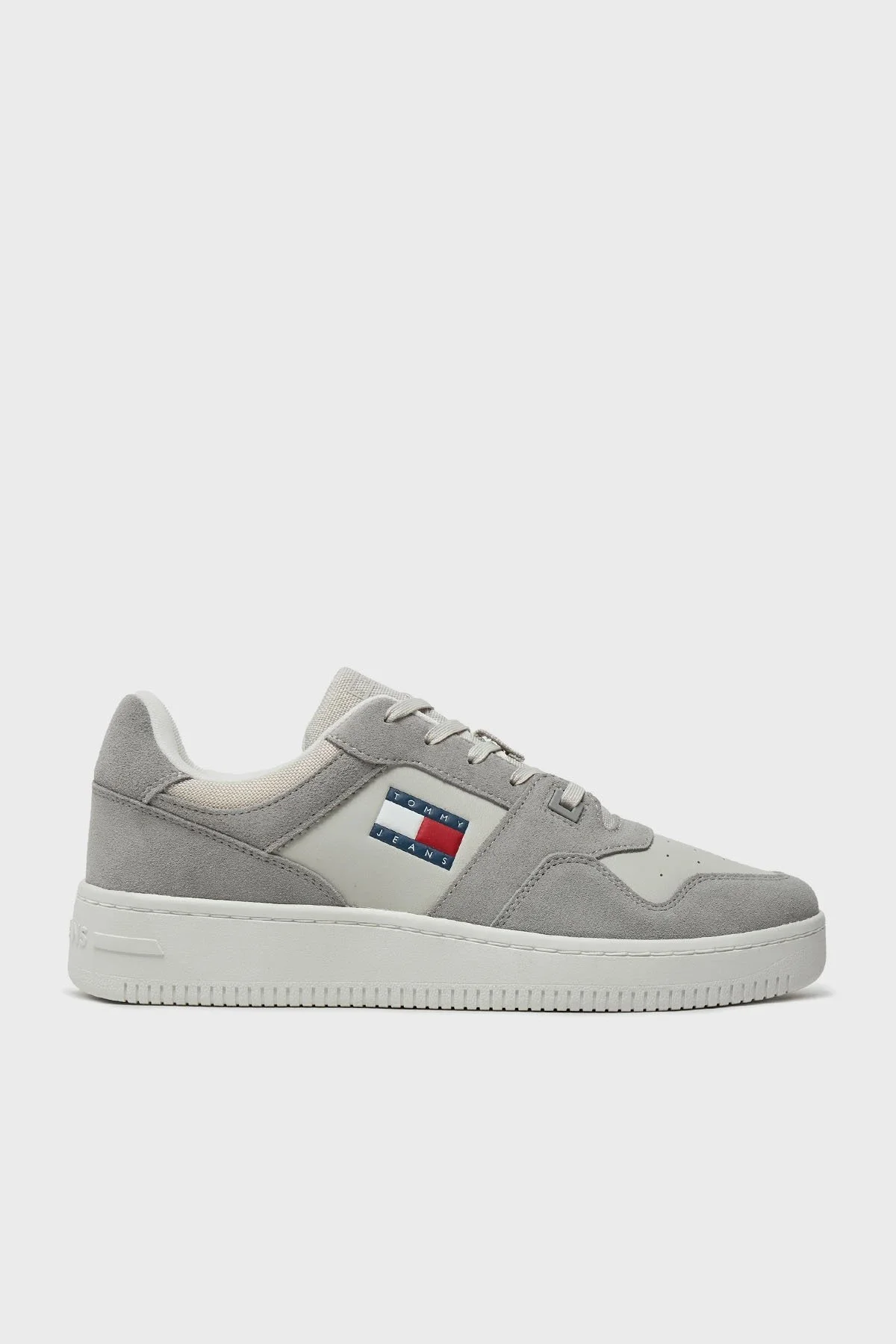 Tommy Jeans Logolu Sneaker Erkek Ayakkabı EM0EM01440 PRZ GRİ - 7