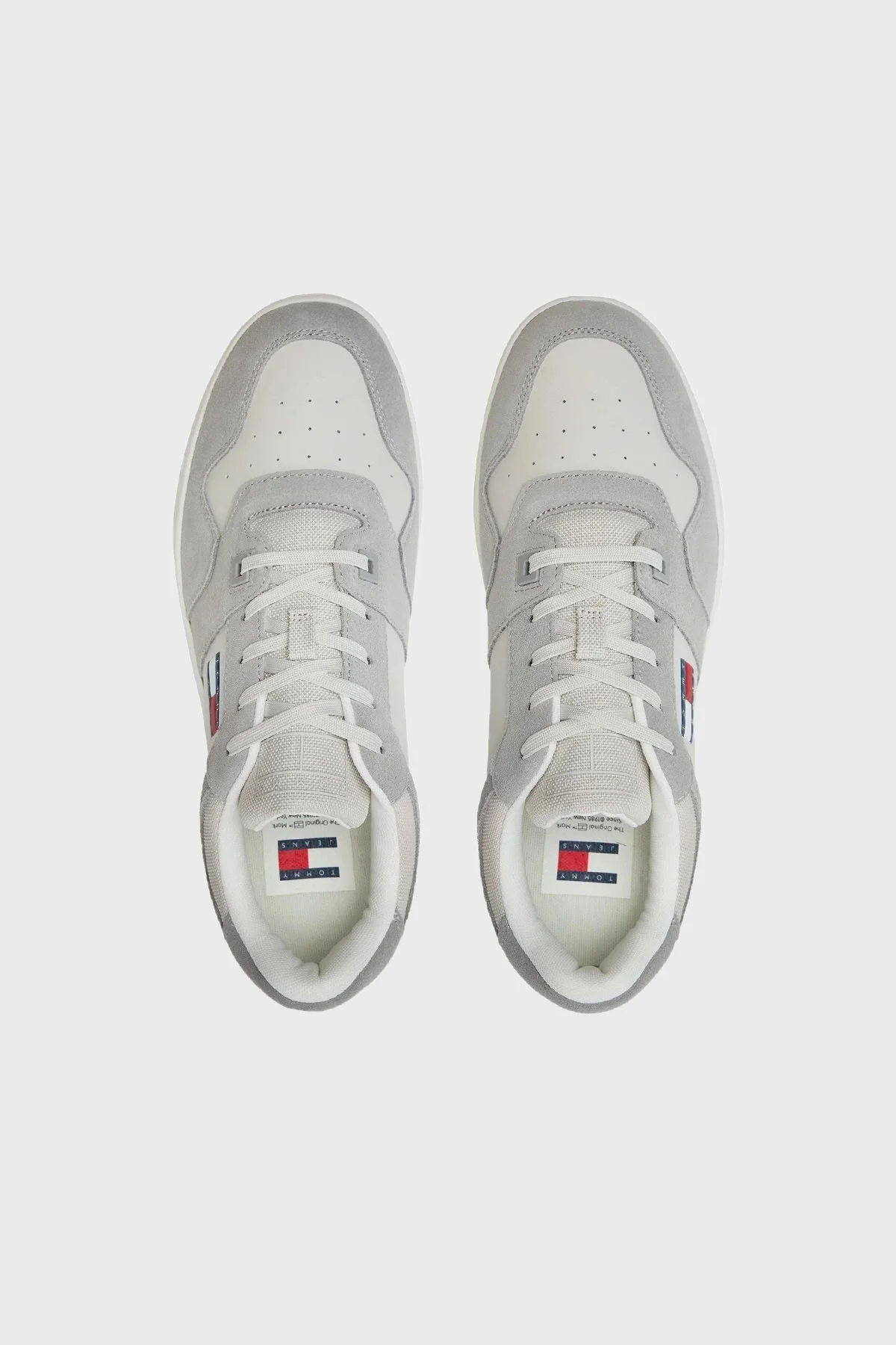 Tommy Jeans Logolu Sneaker Erkek Ayakkabı EM0EM01440 PRZ GRİ - 11