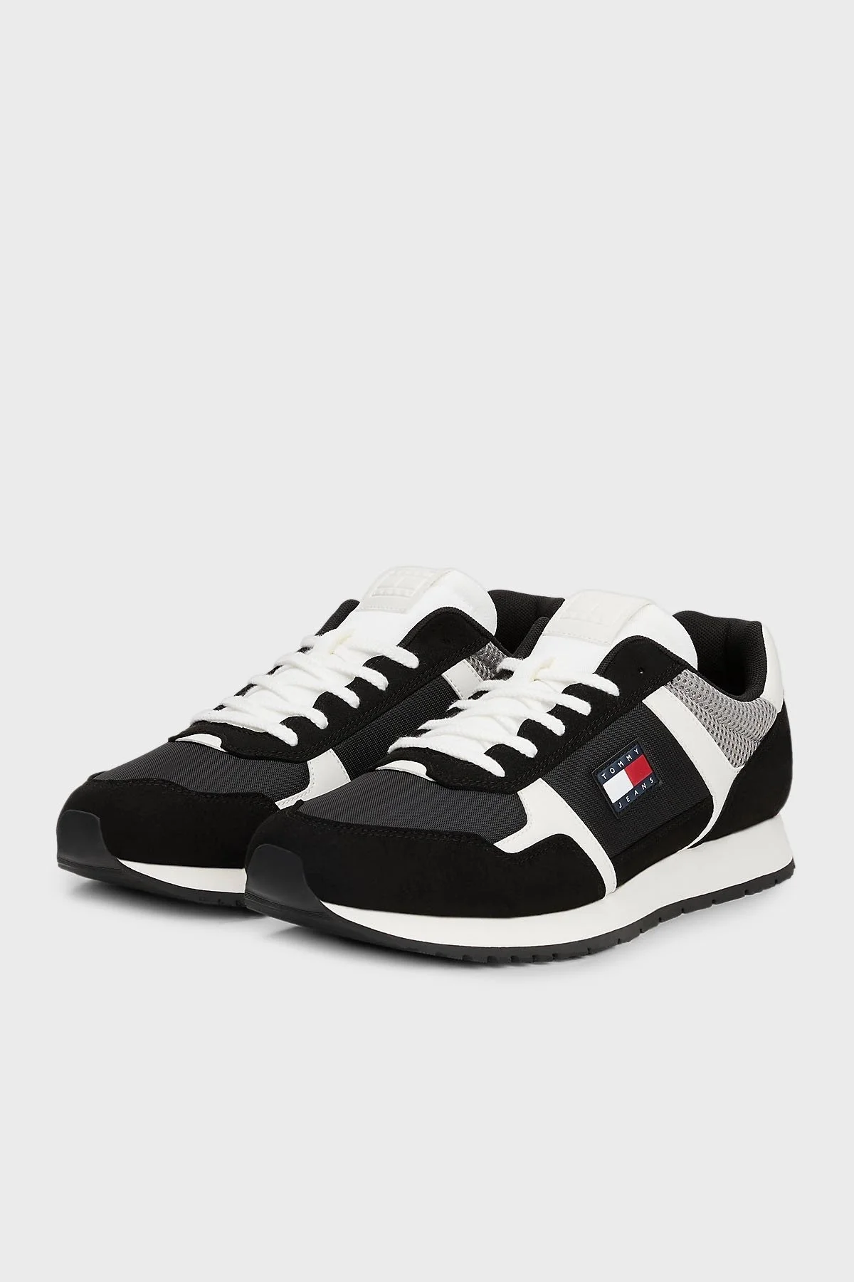 Tommy Jeans Logolu Sneaker Erkek Ayakkabı EM0EM01590 BDS SİYAH - 10